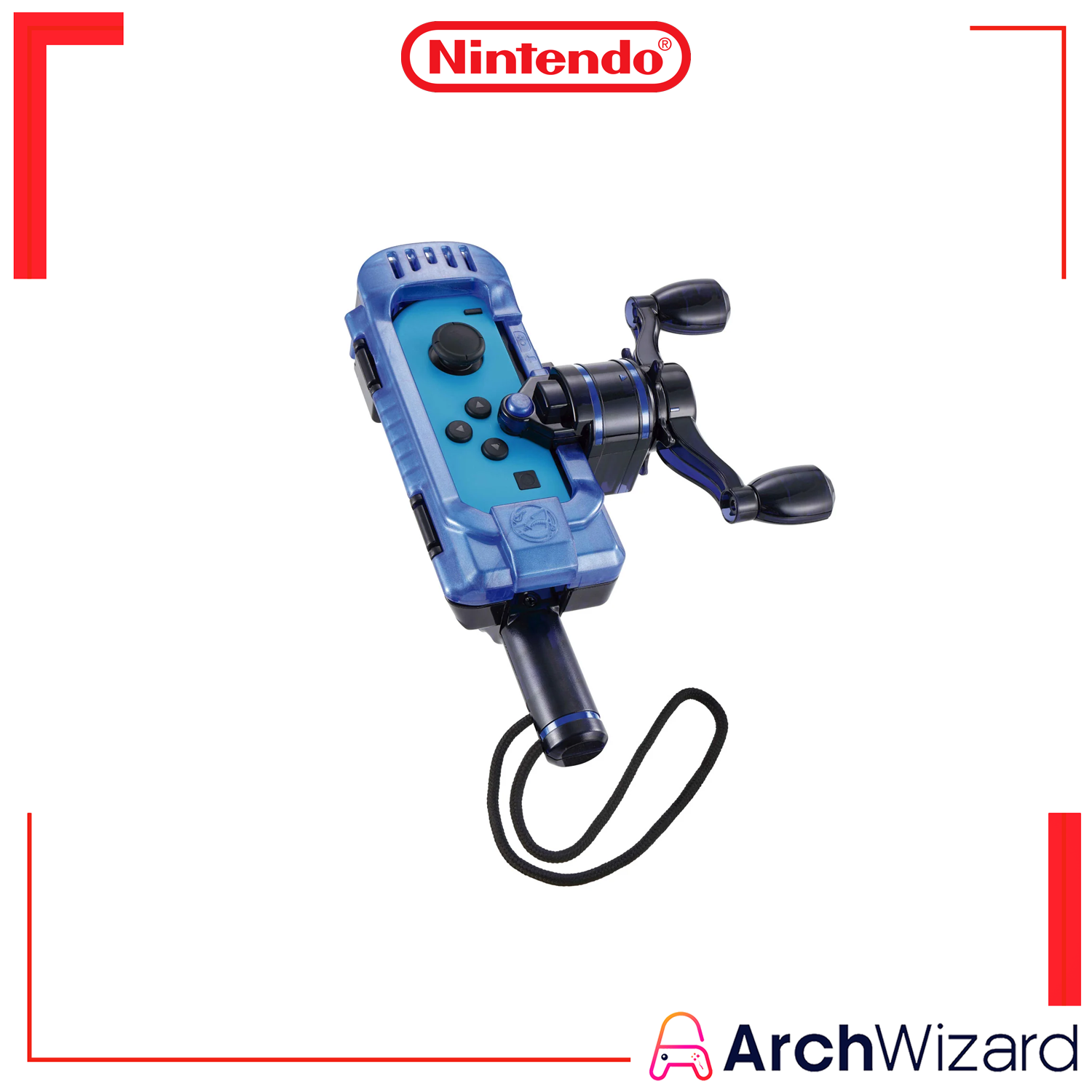 NSW Nintendo Switch Ace Angler (Tsuri Spirit) Fishing Spirits Rod  Controller - Cobalt Blue Edition