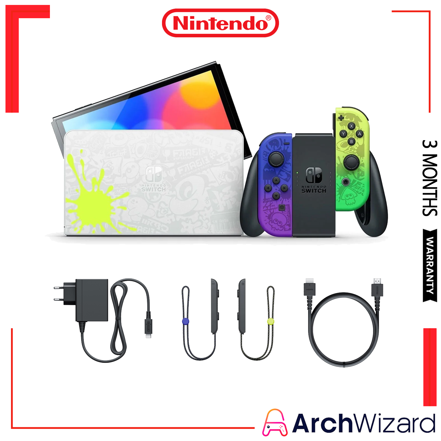 Nintendo Switch OLED Model - Blue/Yellow- Splatoon 3 Edition • Price »
