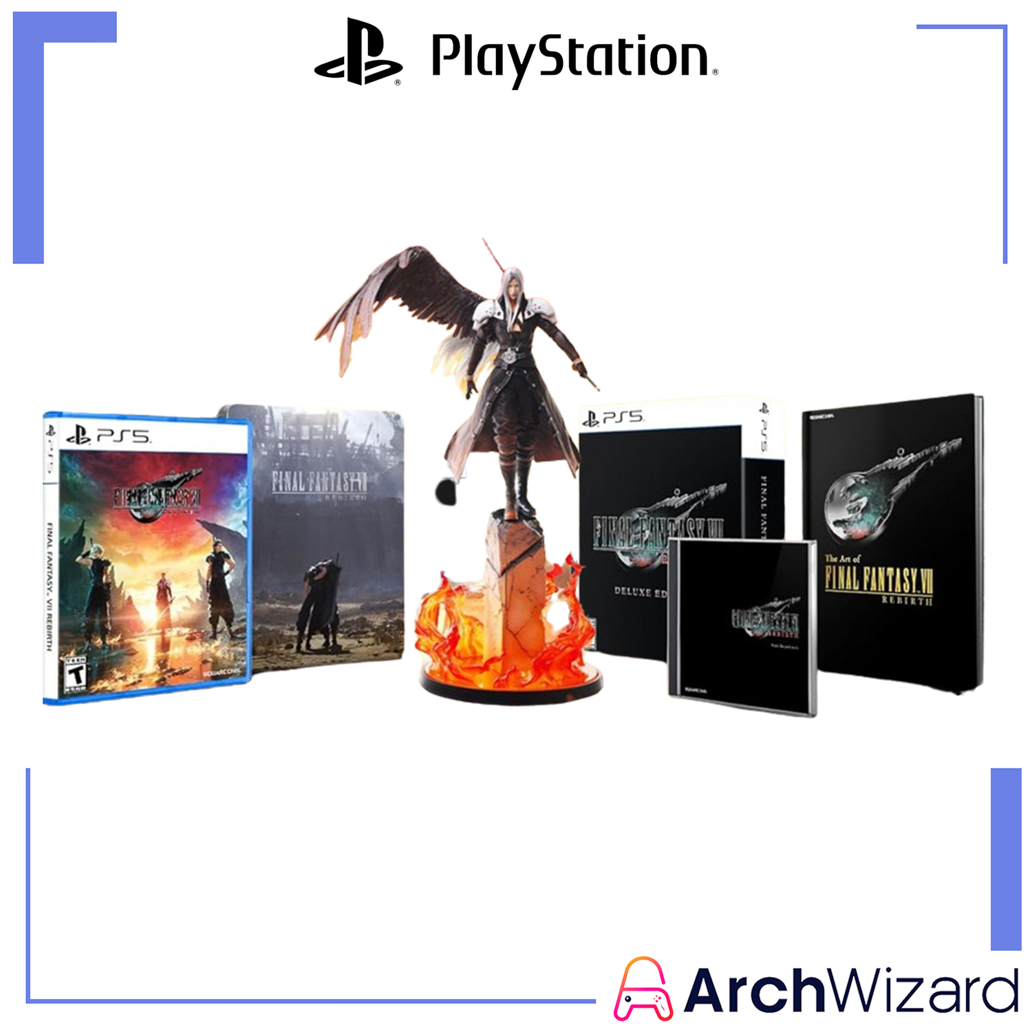 Pre-Order] Final Fantasy VII Rebirth Standard Deluxe Collector (PS5)  [Expired] – ArchWizard