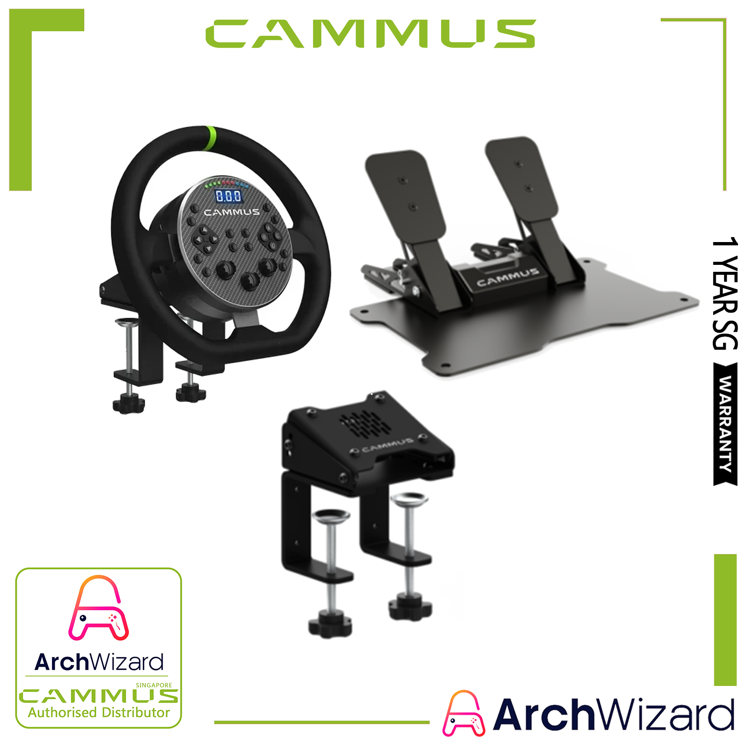 Amazon.com: CAMMUS C5 Bundle Complete Set, C5 Steel Wheel +