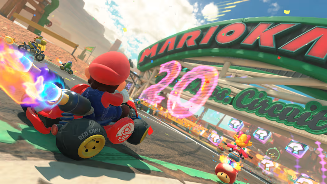 Mario Cart World 4