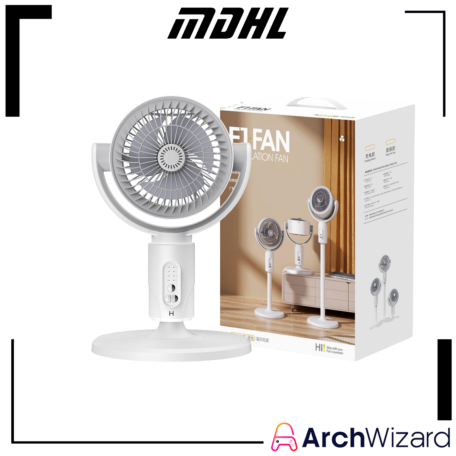 Floor Mounted Circulating Fan Cover Image