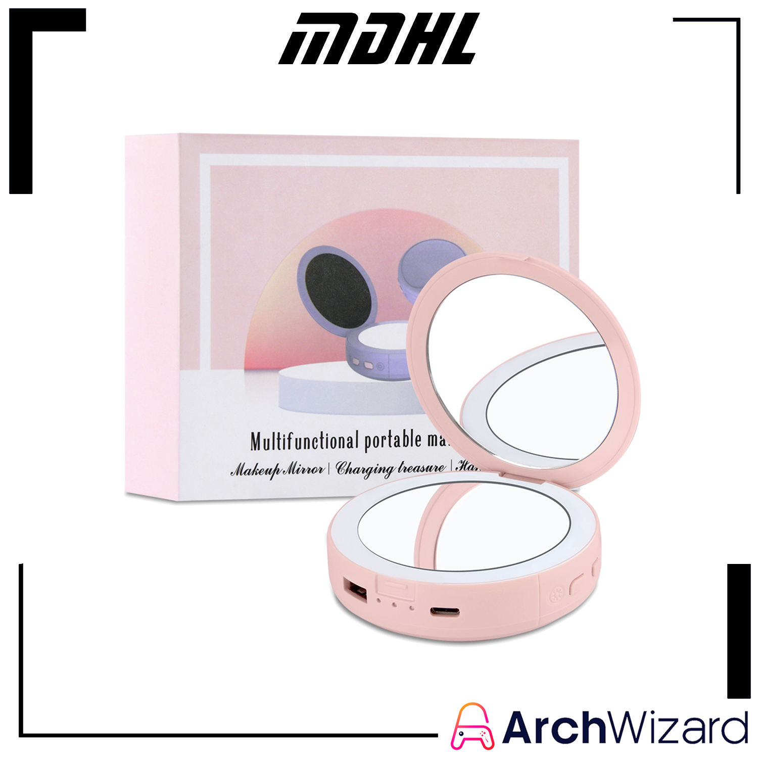 MDHL 3 in 1 Mirror Powerbank and Hand Warmer Cover