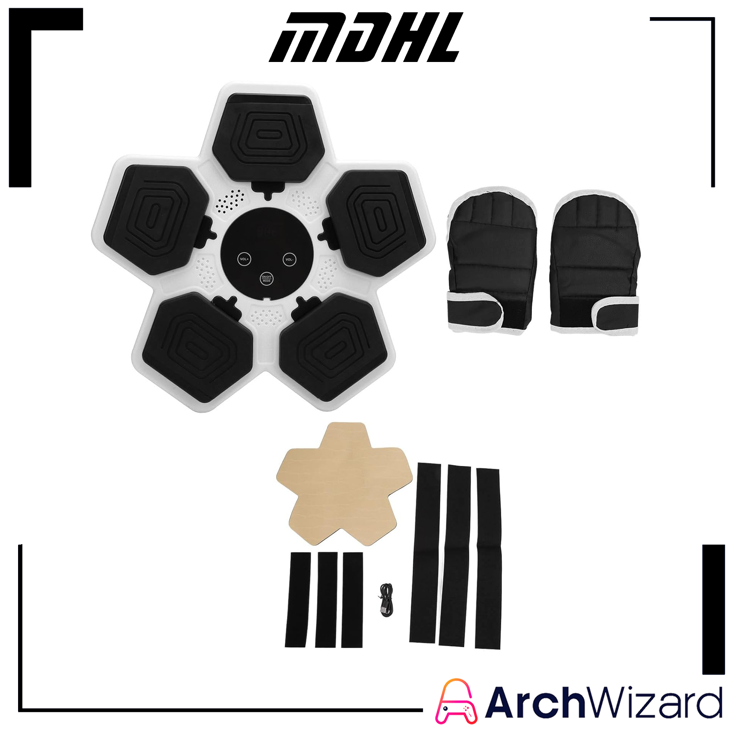 MDHL Children's Music Boxing Target Cover