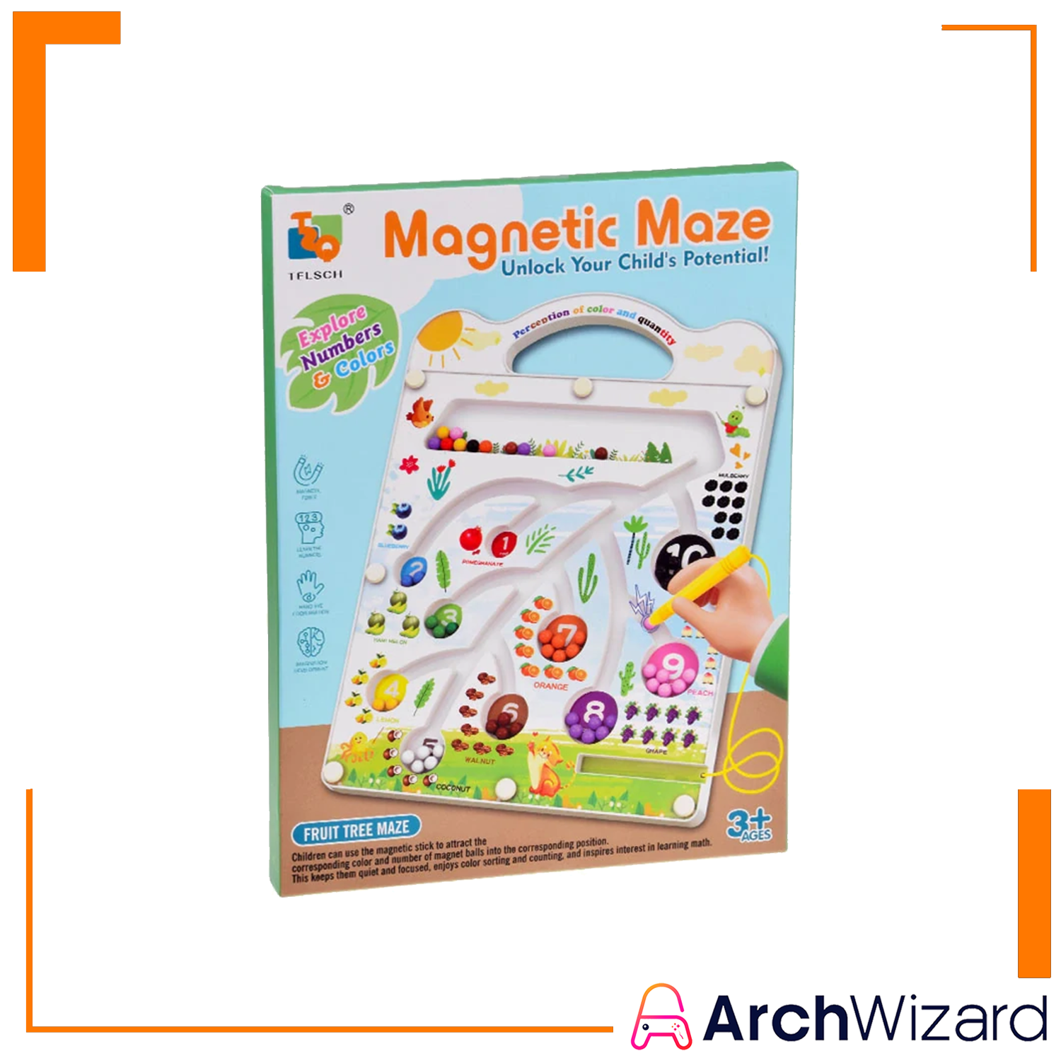 Magnetic Maze Cover