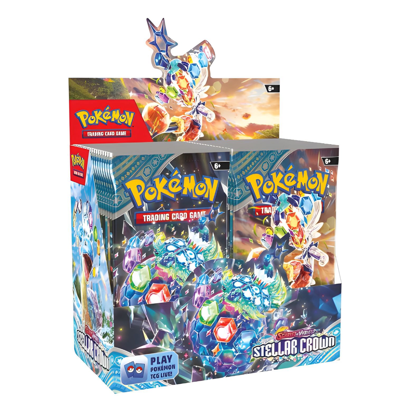 TCG Pokemon Trading Card Game Stellar Crown Booster Pack Scarlet & Violet SV07 (1)