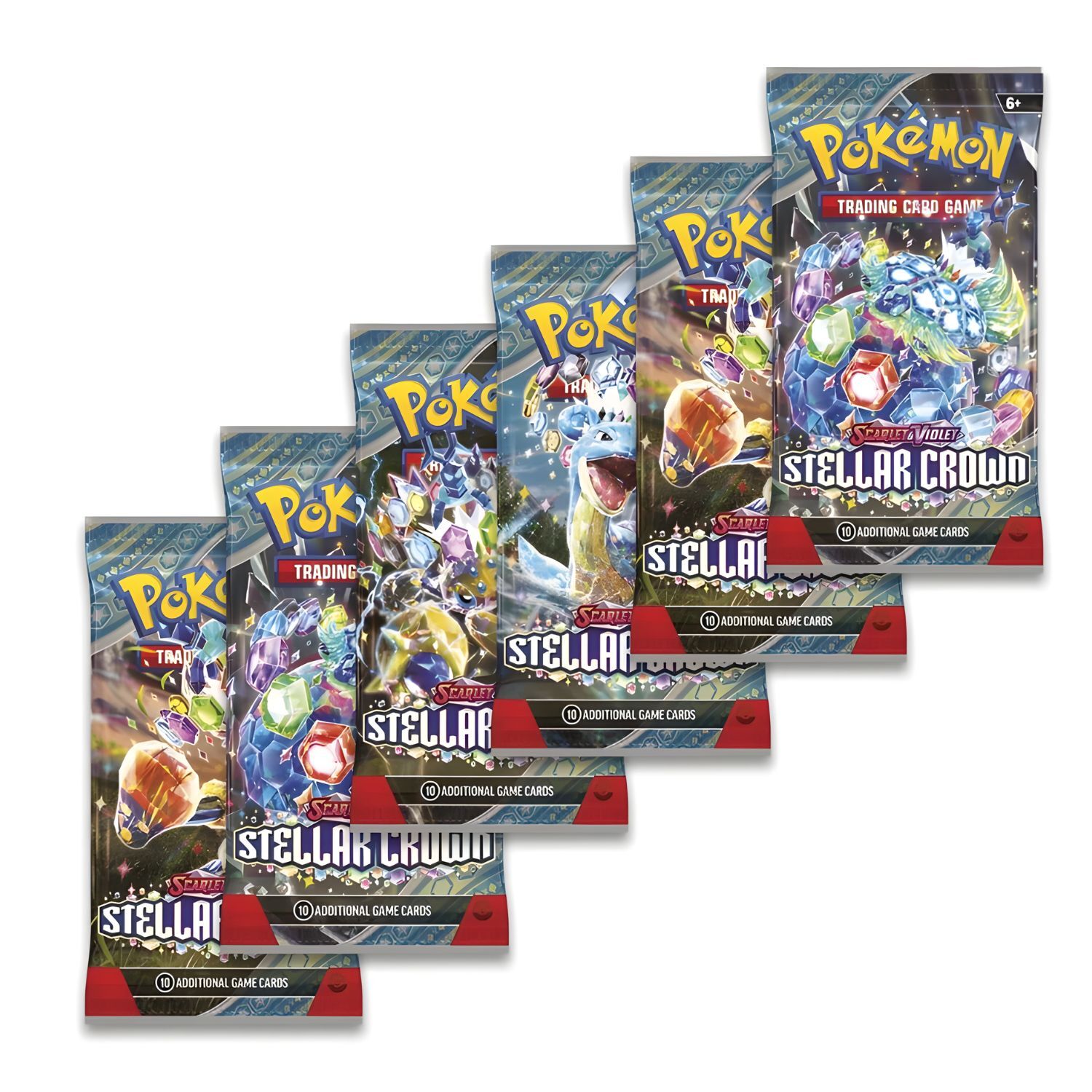 TCG Pokemon Trading Card Game Stellar Crown Booster Pack Scarlet & Violet SV07 (3)
