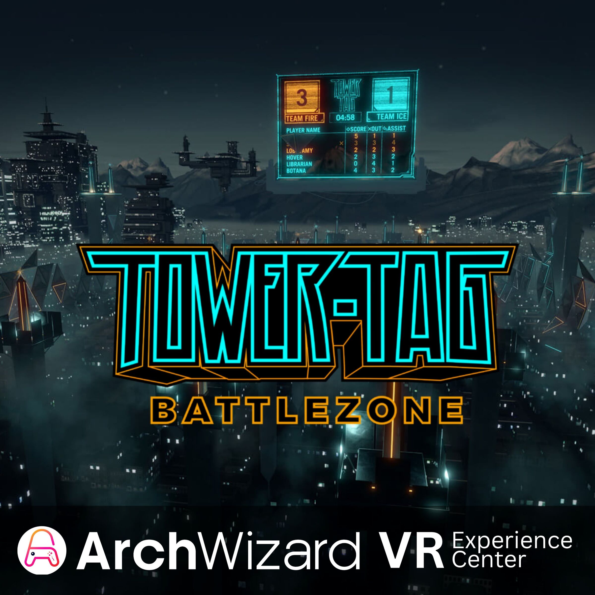 Meta Quest 3 VR Experience Tower Tag Battlezone