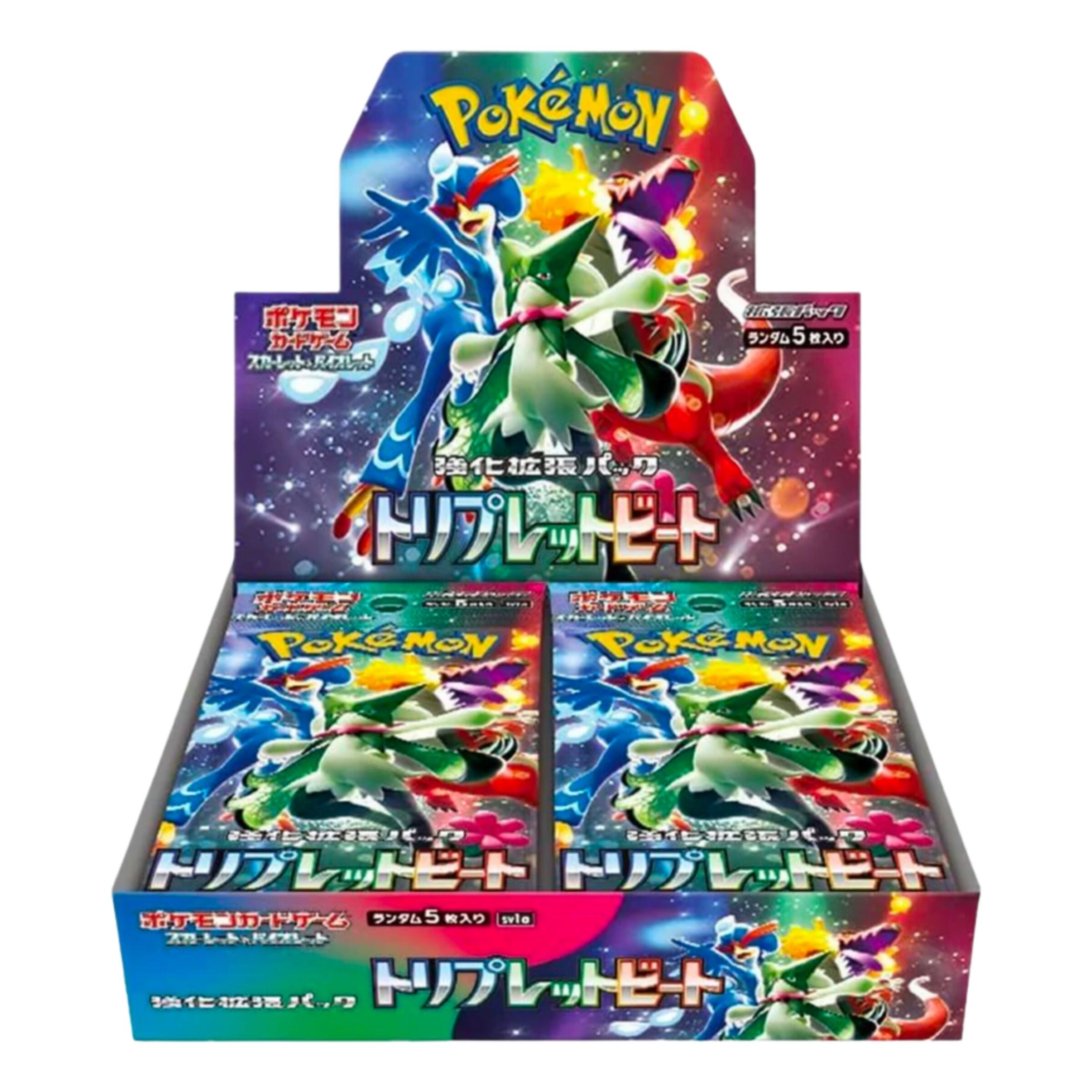 TCG Pokemon Trading Card Game Scarlet & Violet SV1A Triplet Beat Booster Pack JPNBN (30 p (
