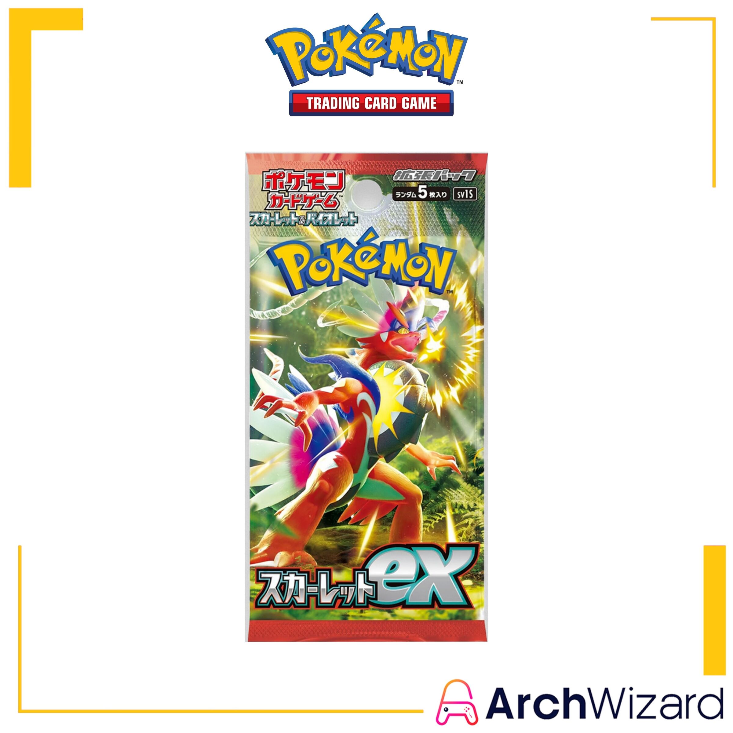 TCG Pokemon Trading Card Game Scarlet & Violet SV1S Scarlet ex Booster Pack JPNBN (30 packs (1)
