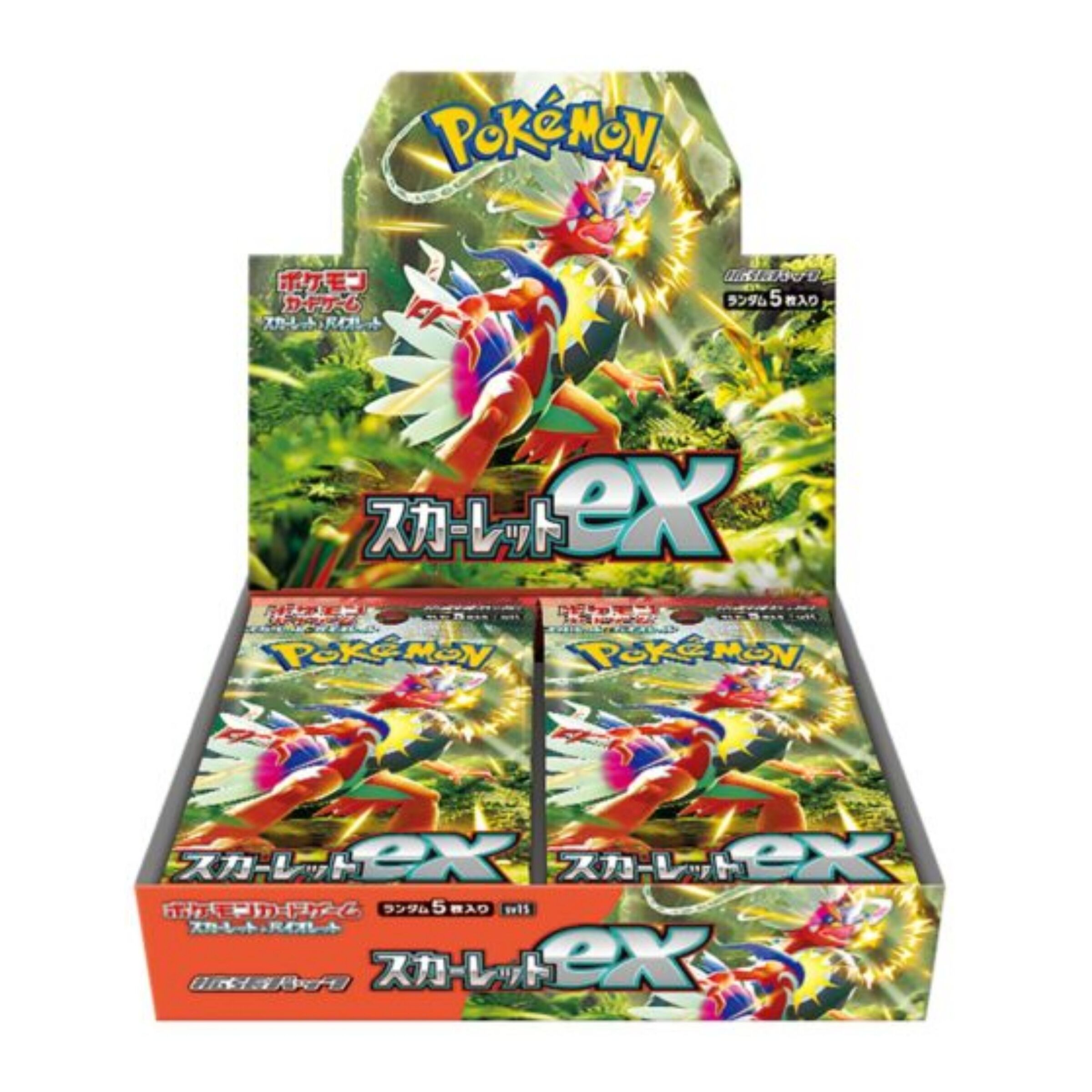 TCG Pokemon Trading Card Game Scarlet & Violet SV1S Scarlet ex Booster Pack JPNBN (30 packs (