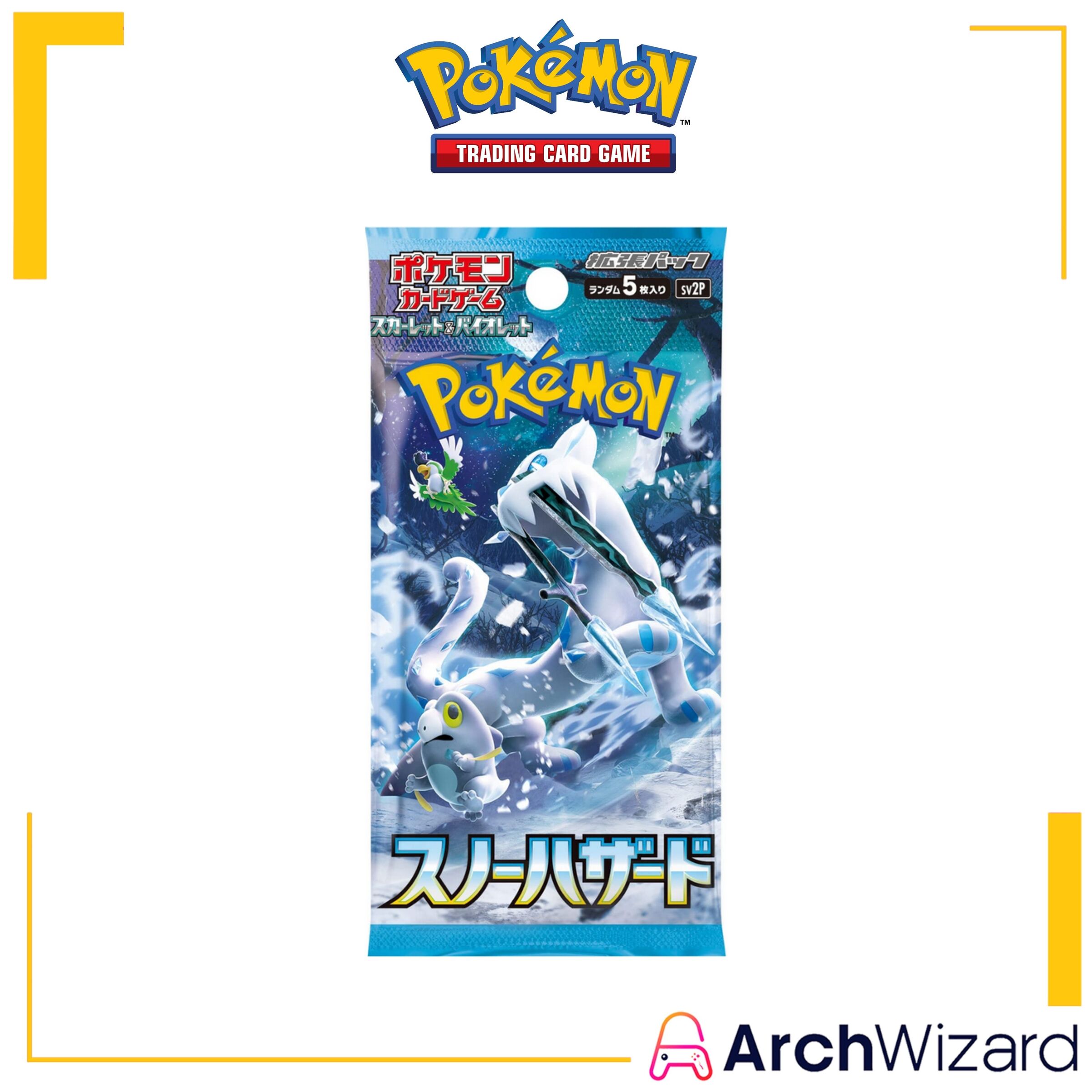 TCG Pokemon Trading Card Game Scarlet & Violet SV2P Snow Hazard Booster Pack JPNBN (30 pac (1)