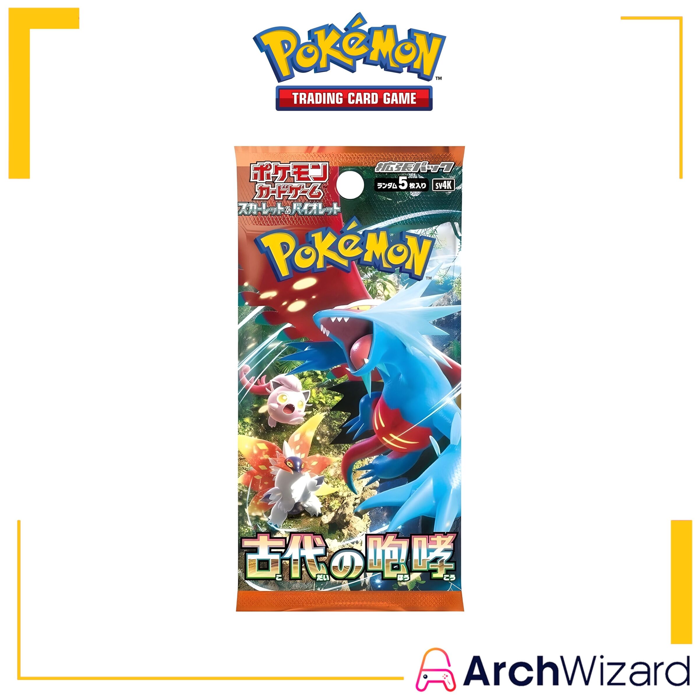 TCG Pokemon Trading Card Game Scarlet & Violet SV4K Ancient Roar Booster Pack JPNBN (30 p (1)