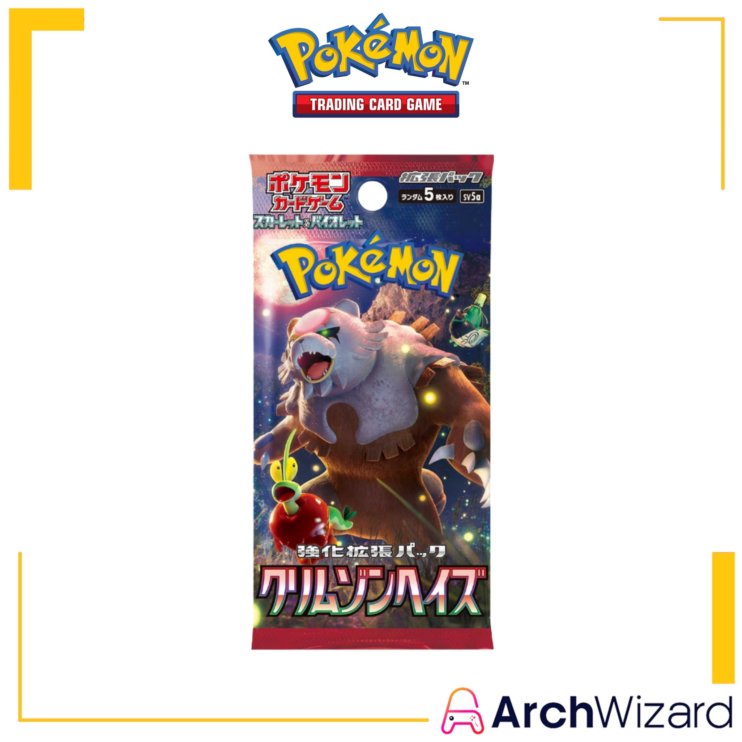 TCG Pokemon Trading Card Game Scarlet & Violet SV5A Crimson Haze Booster Pack JPNBN (30 p (1)