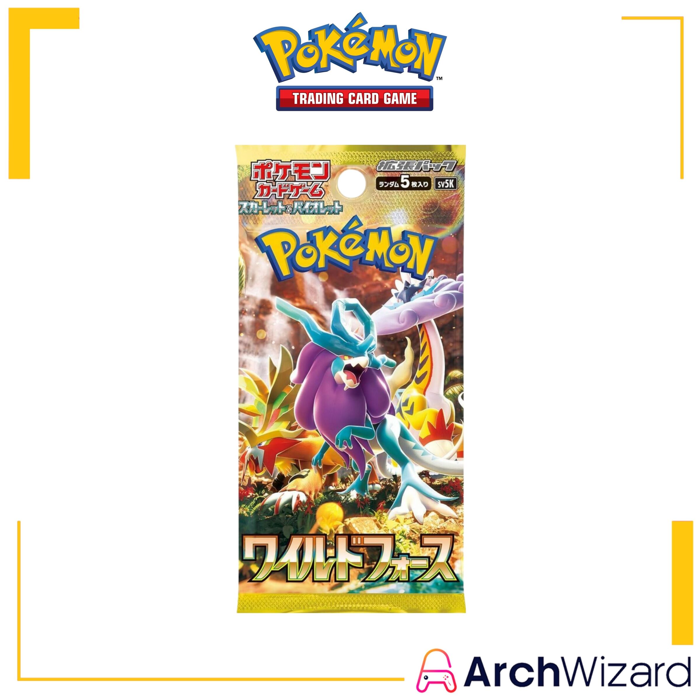 TCG Pokemon Trading Card Game Scarlet & Violet SV5K Wild Force Booster Pack JPNBN (30 packs (1)