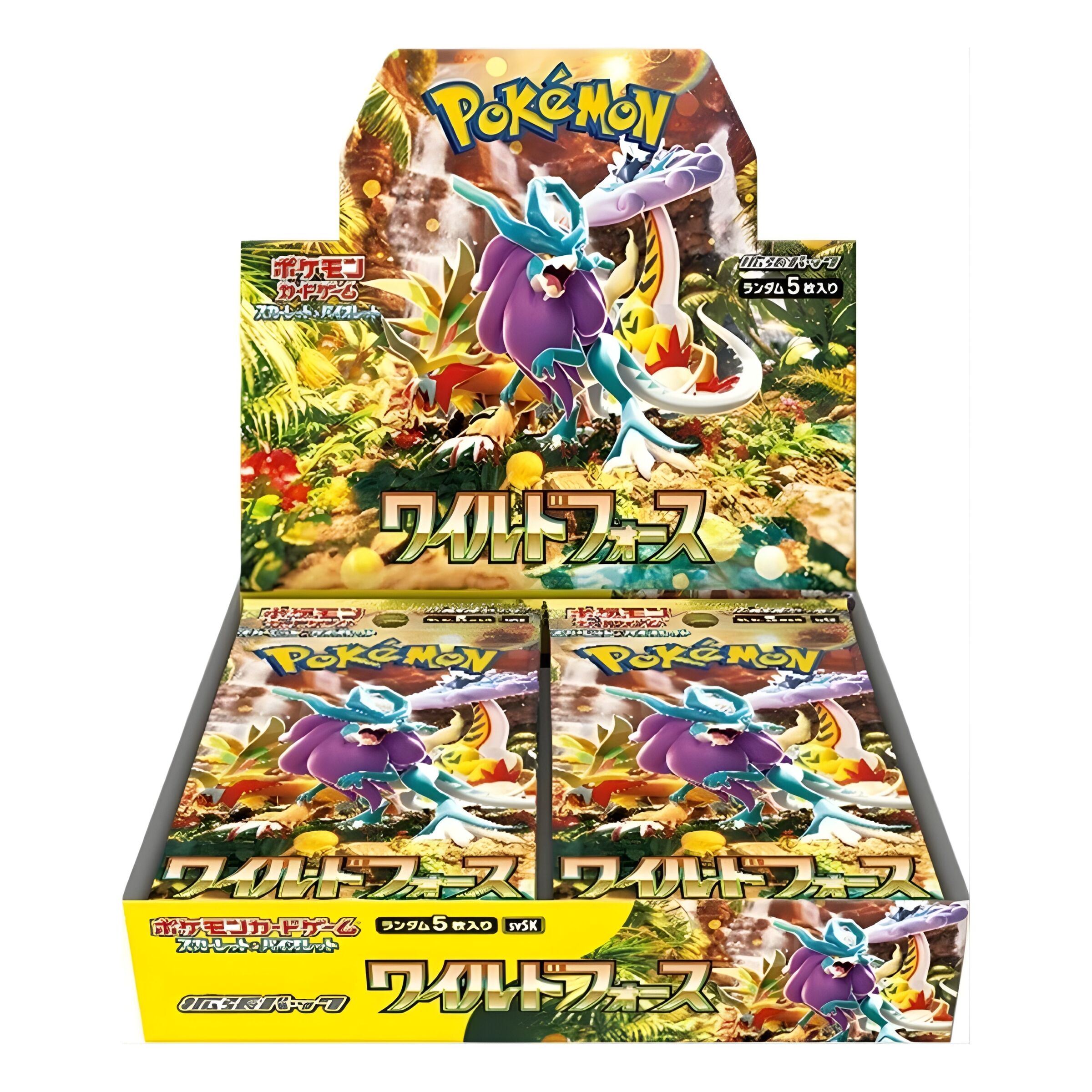 TCG Pokemon Trading Card Game Scarlet & Violet SV5K Wild Force Booster Pack JPNBN (30 packs (