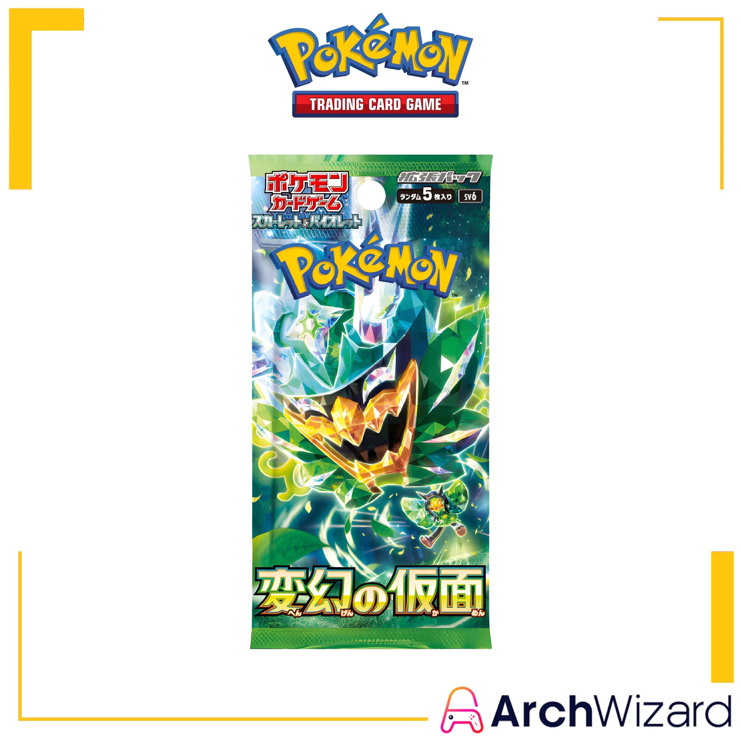 TCG Pokemon Trading Card Game Scarlet & Violet SV6 Mask of change Booster Pack JPNBN (30 (1)