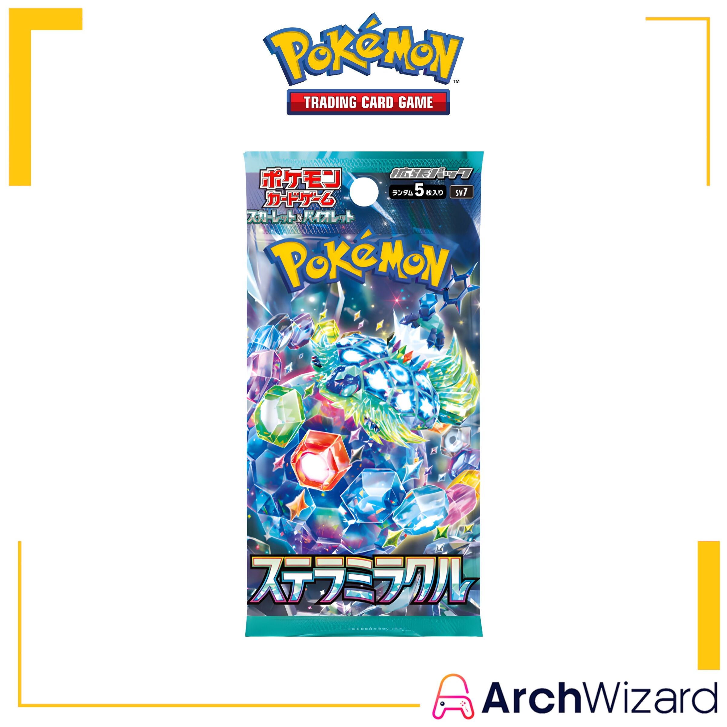 TCG Pokemon Trading Card Game Scarlet & Violet SV7 Stella Miracle Booster Pack JPNBN (30 (1)