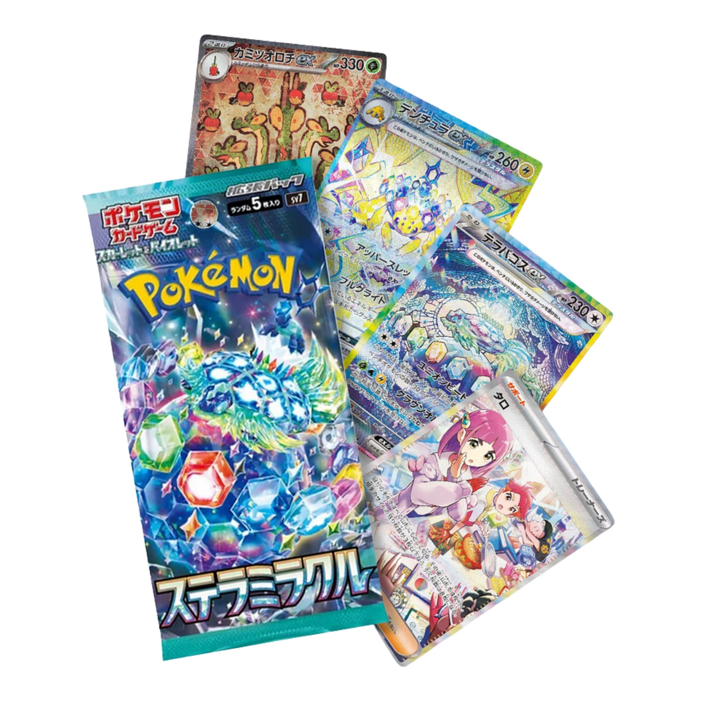 TCG Pokemon Trading Card Game Scarlet & Violet SV7 Stella Miracle Booster Pack JPNBN (30 ( (3)