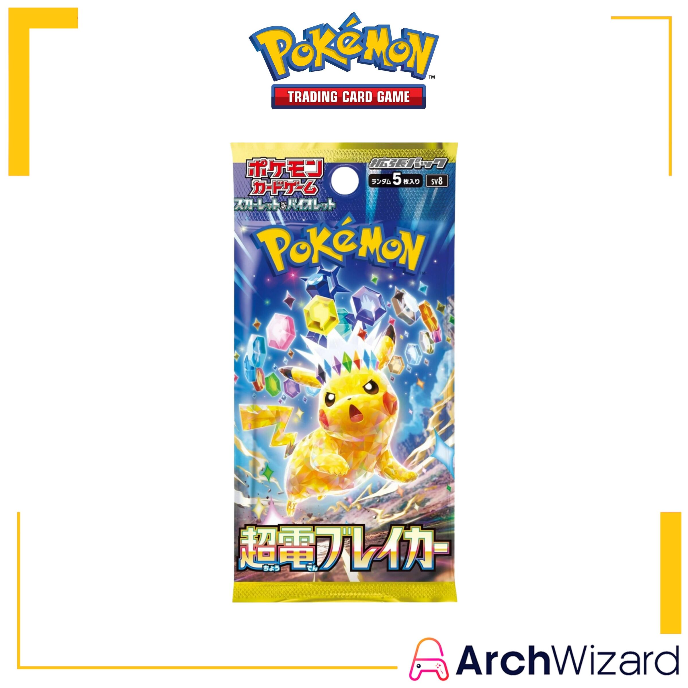 TCG Pokemon Trading Card Game Scarlet & Violet SV8 Super Electric Breaker (1)