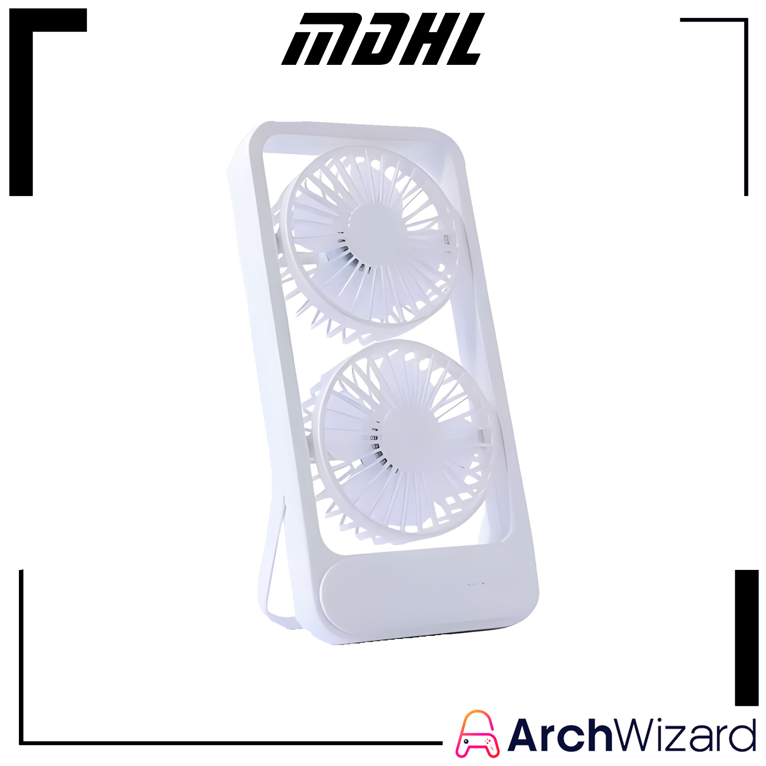 MDHL Desktop Portale Dual Head Fan Cover 