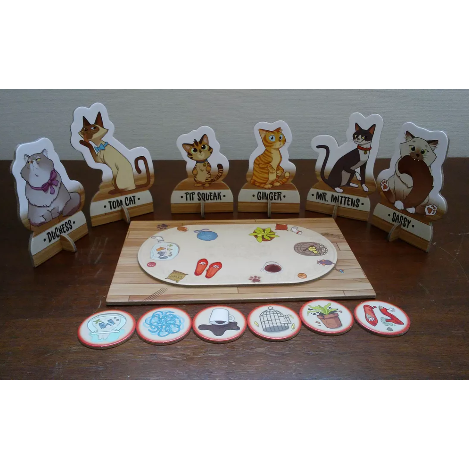 Archwizard Boardgame Rental Cat Crimes Who's to Blame Logic Game  (2)