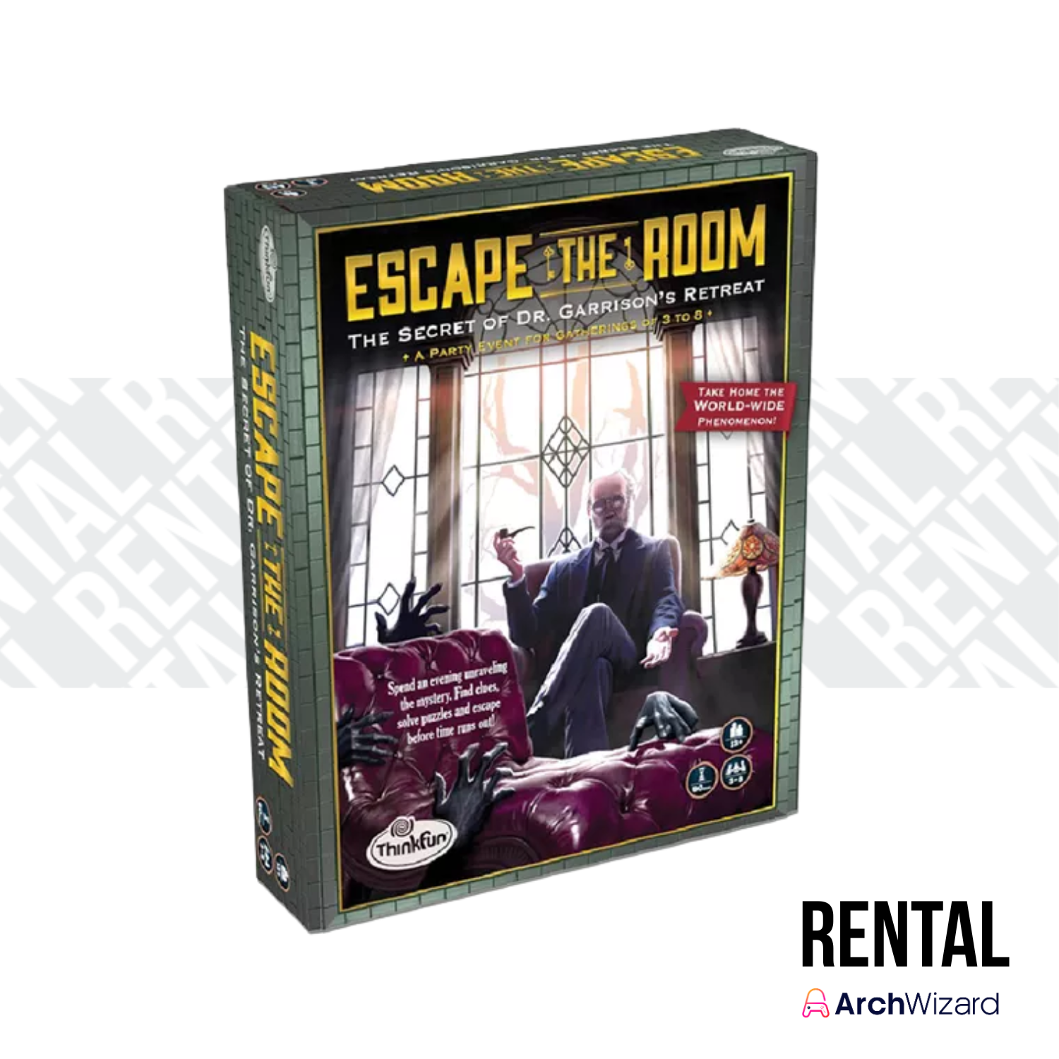 Archwizard Boardgame Rental Escape the Room Secret of Dr. Gravely's Retreat (4)