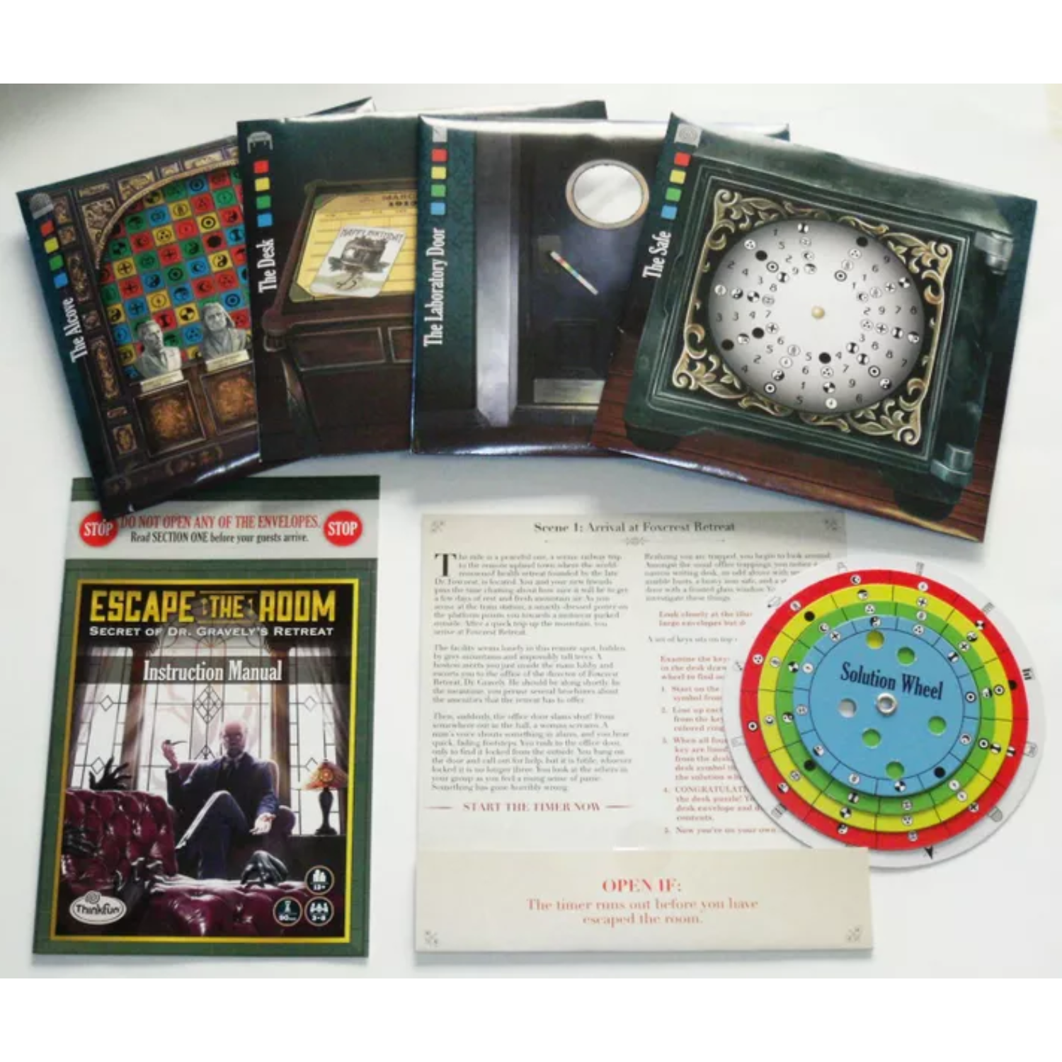 Archwizard Boardgame Rental Escape the Room Secret of Dr. Gravely's Retreat (2)