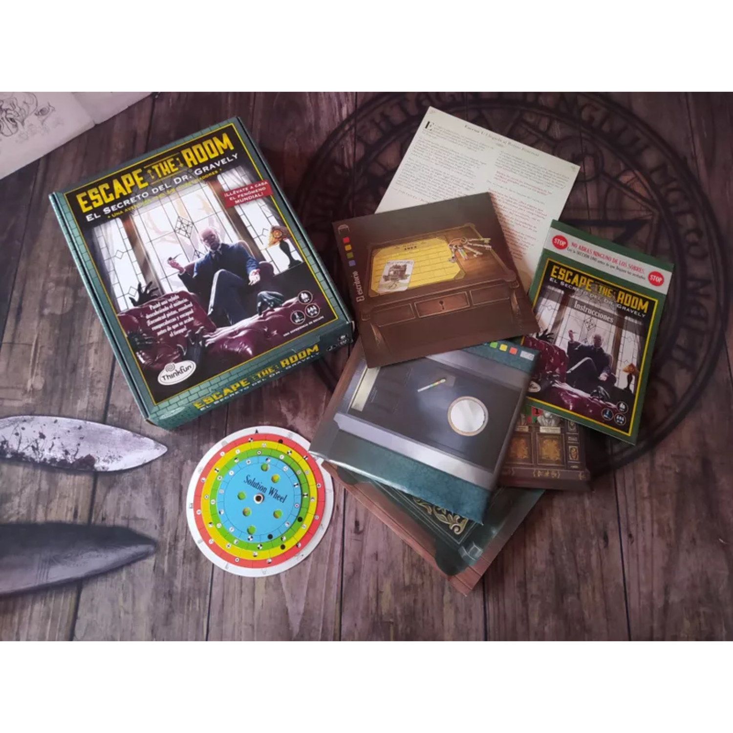 Archwizard Boardgame Rental Escape the Room Secret of Dr. Gravely's Retreat (1)