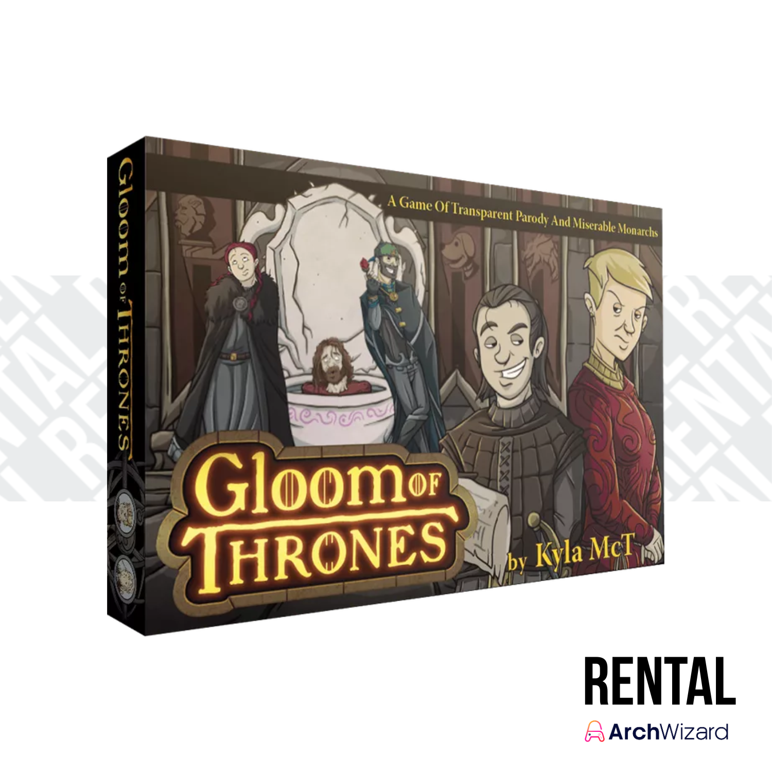 Archwizard Boardgame Rental Gloom of Thrones (2)