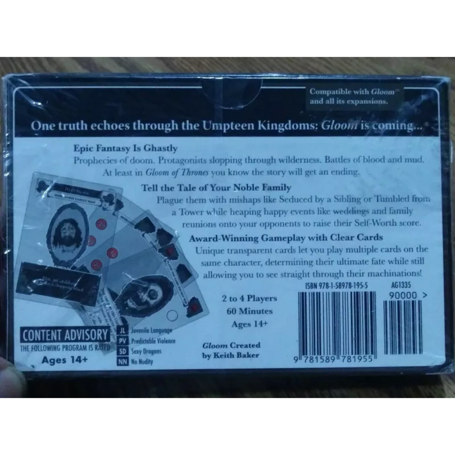 Archwizard Boardgame Rental Gloom of Thrones (1)