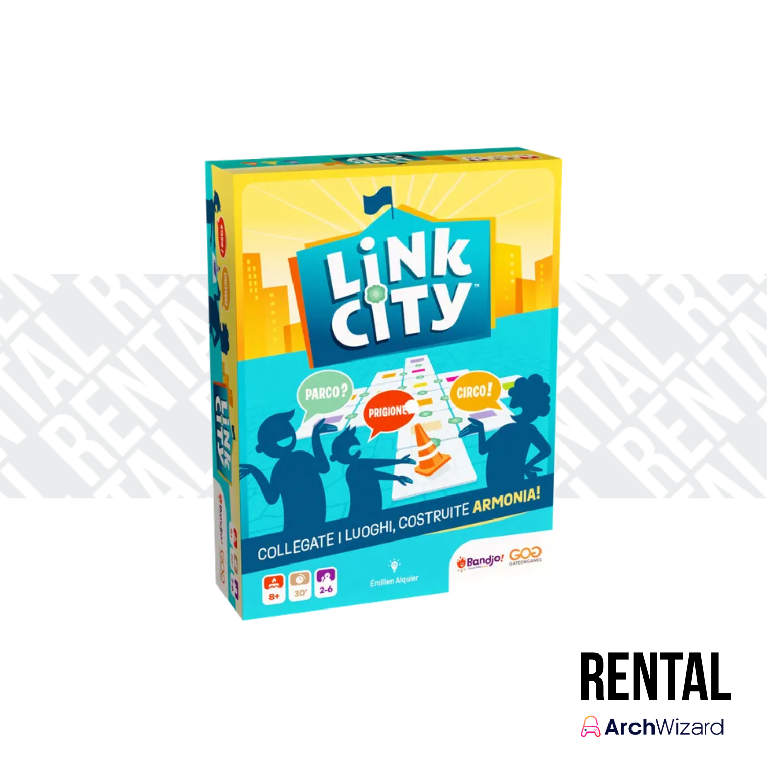 Archwizard Boardgame Rental Link City 