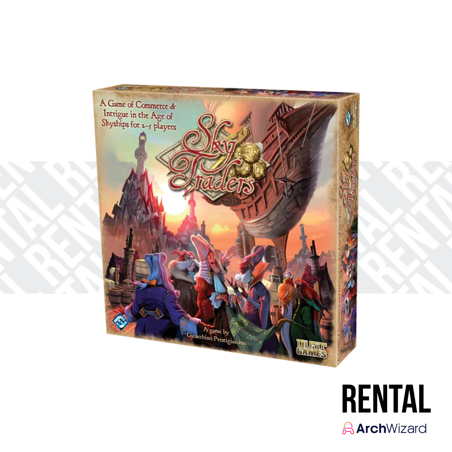 Archwizard Boardgame Rental Sky Traders (2)