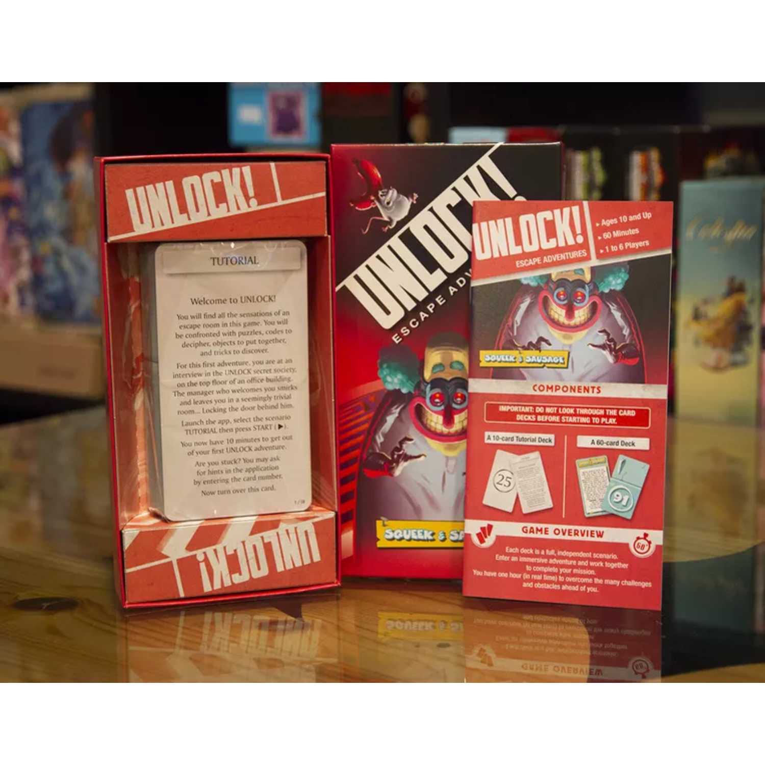 Archwizard Boardgame Rental Unlock! Escape Adventures – Squeek & Sausage (2)