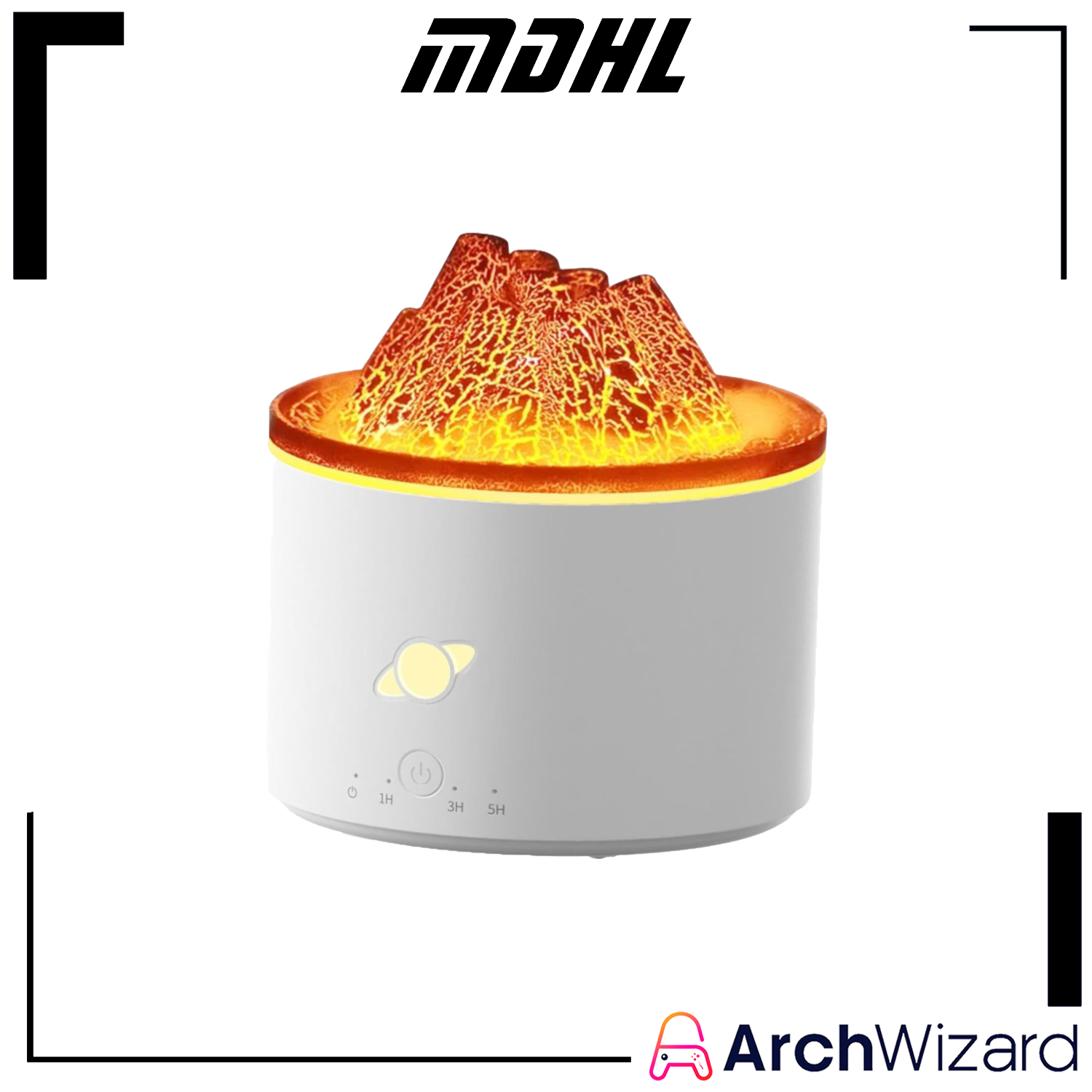 Volcano Aromatheraphy Device Air Humidifier with RGB Cover