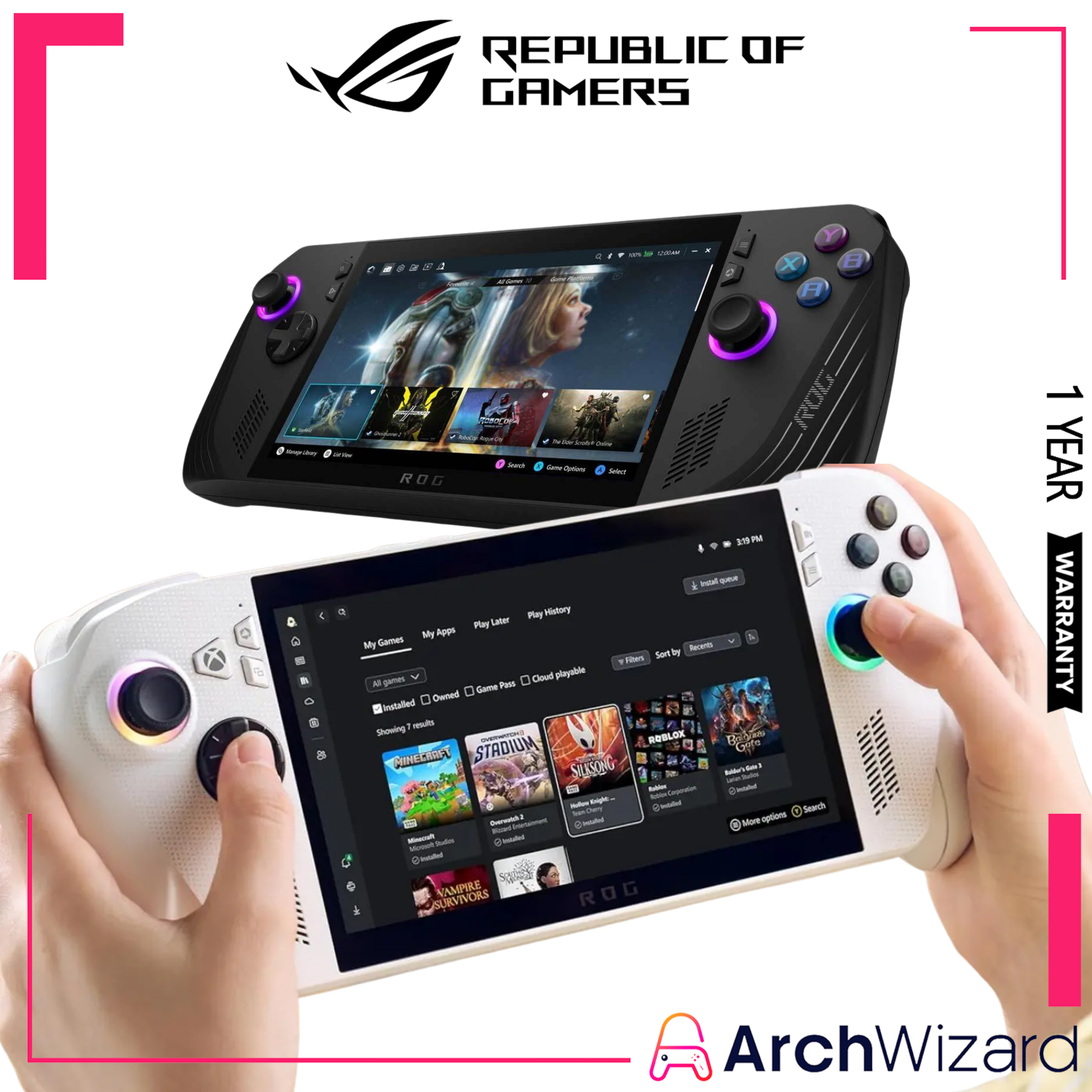 Asus ROG Ally & Ally X - Original Edition Portable Gaming Console (Window Handheld) (1)