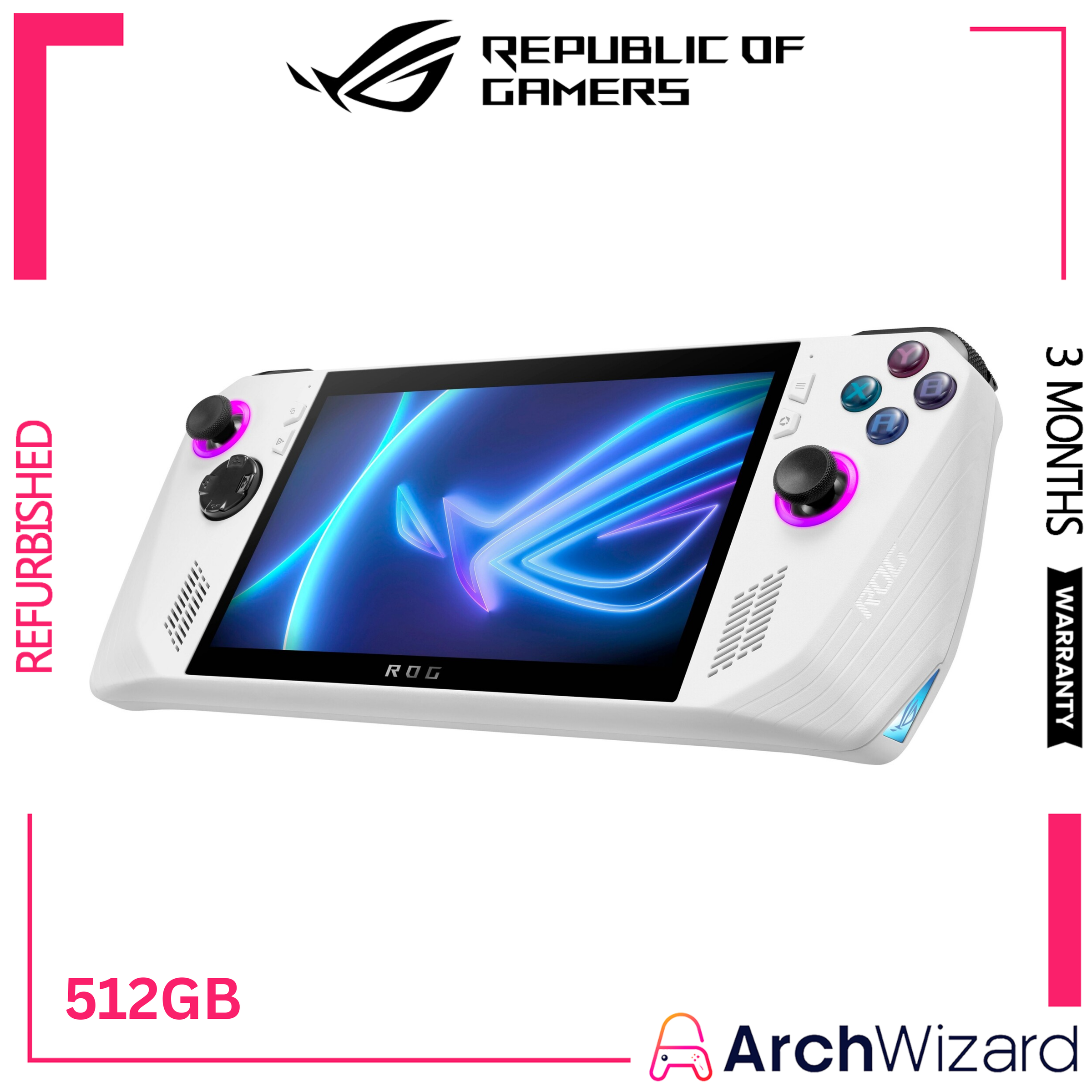 Asus ROG Ally & Ally X - Original Edition Portable Gaming Console (Refurbished, Window Handheld) (2)