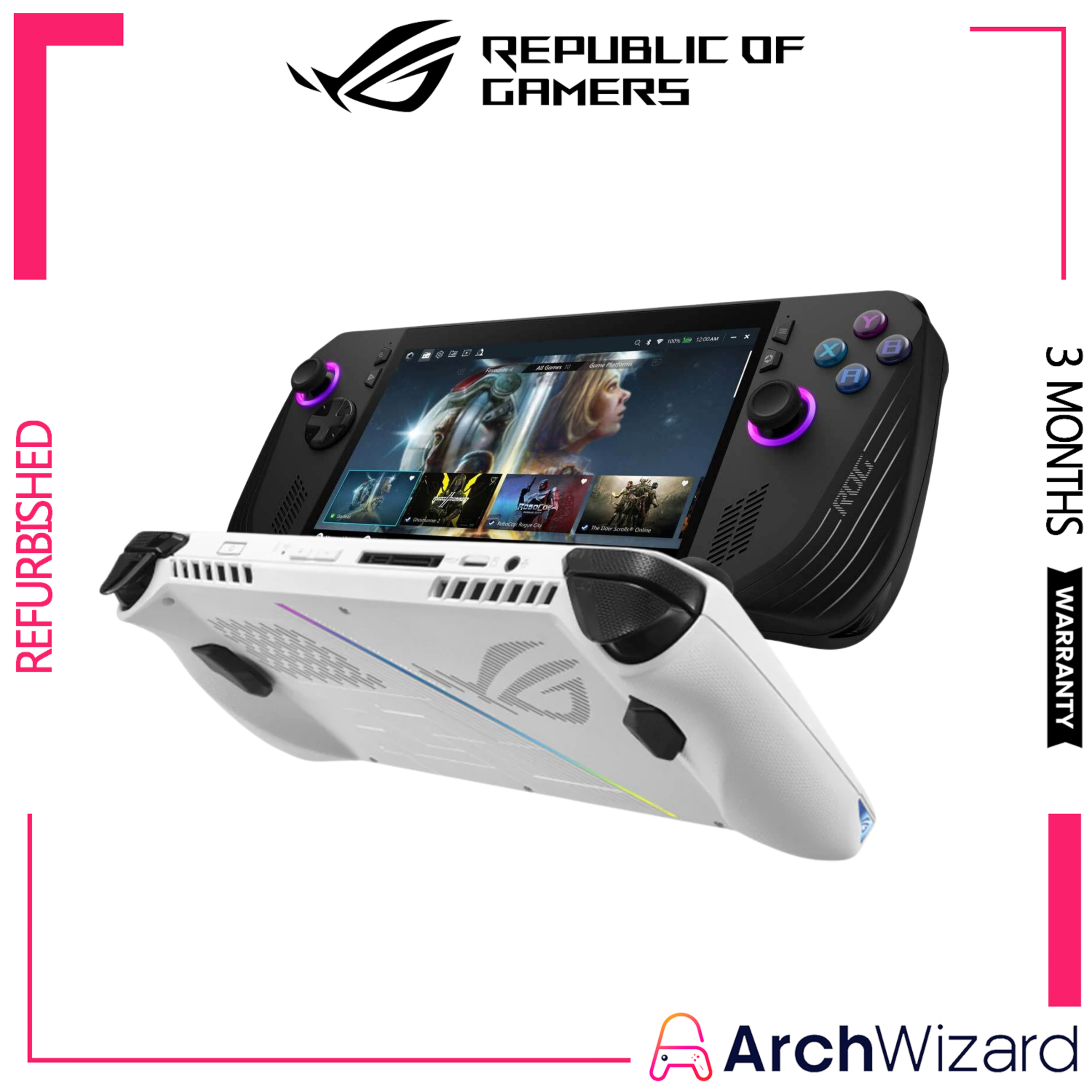 Asus ROG Ally & Ally X - Original Edition Portable Gaming Console (Refurbished, Window Handheld) (1)