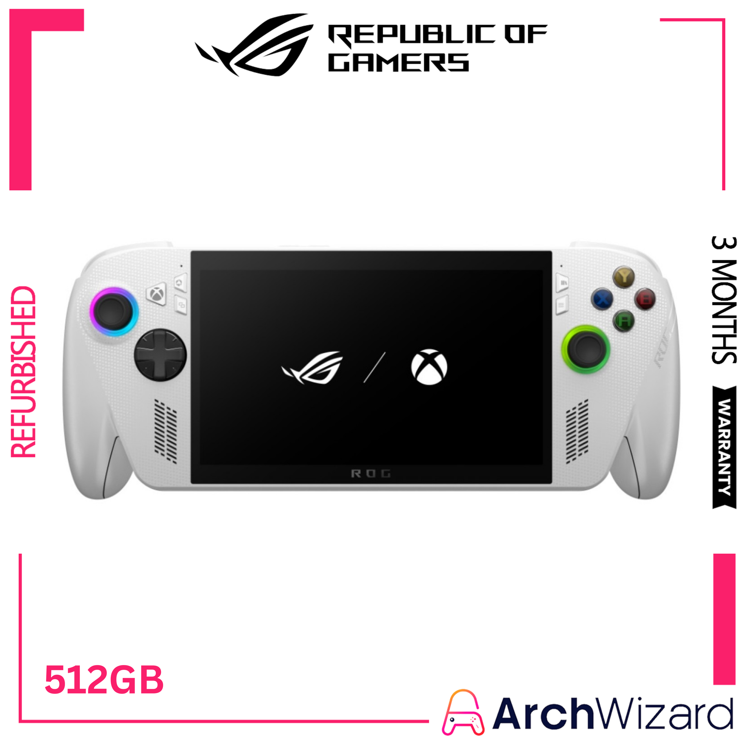 Asus ROG XBOX Ally & Ally X - Xbox Edition Portable Gaming Console (Refurbished, Window Handheld) (2)