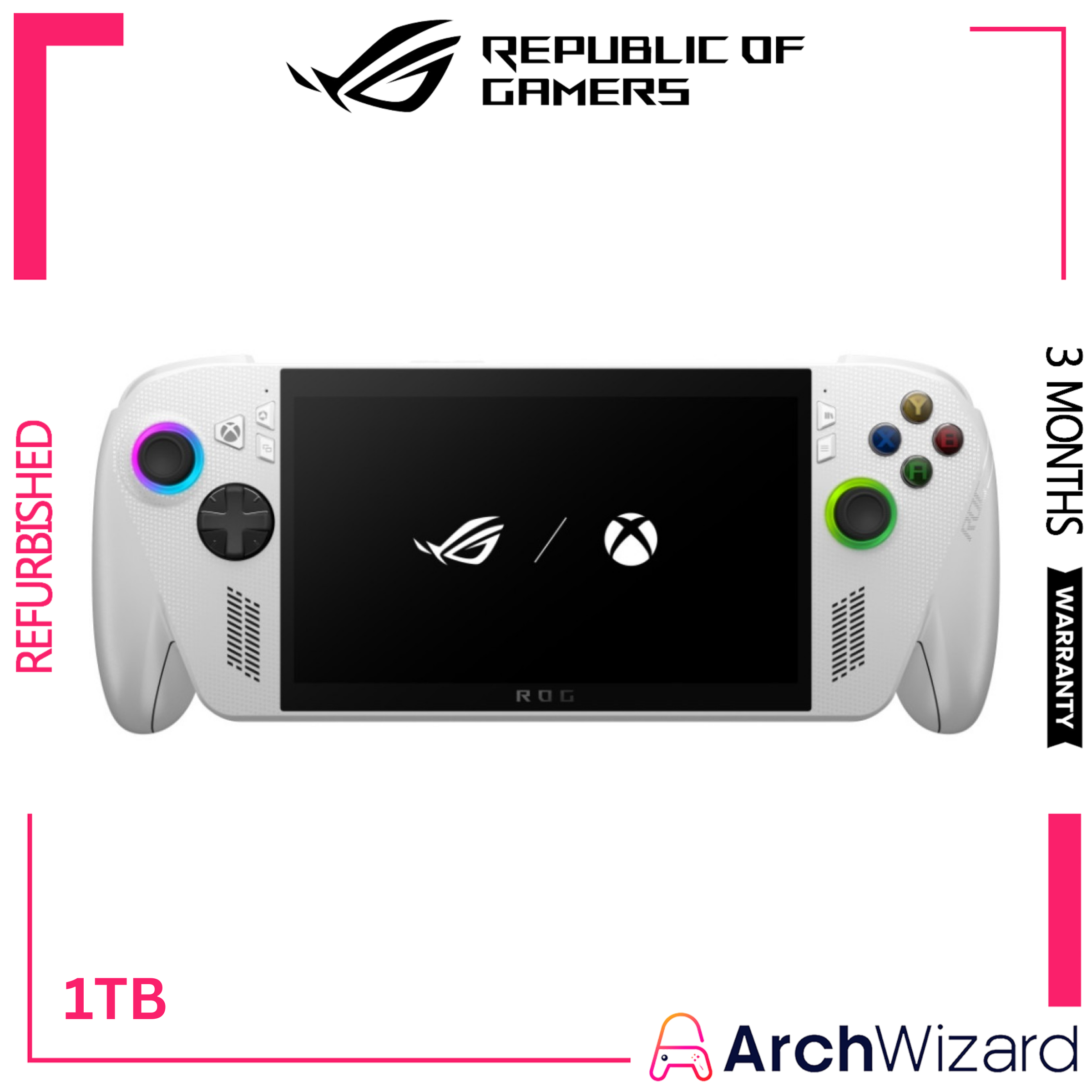 Asus ROG XBOX Ally & Ally X - Xbox Edition Portable Gaming Console (Refurbished, Window Handheld) (3)