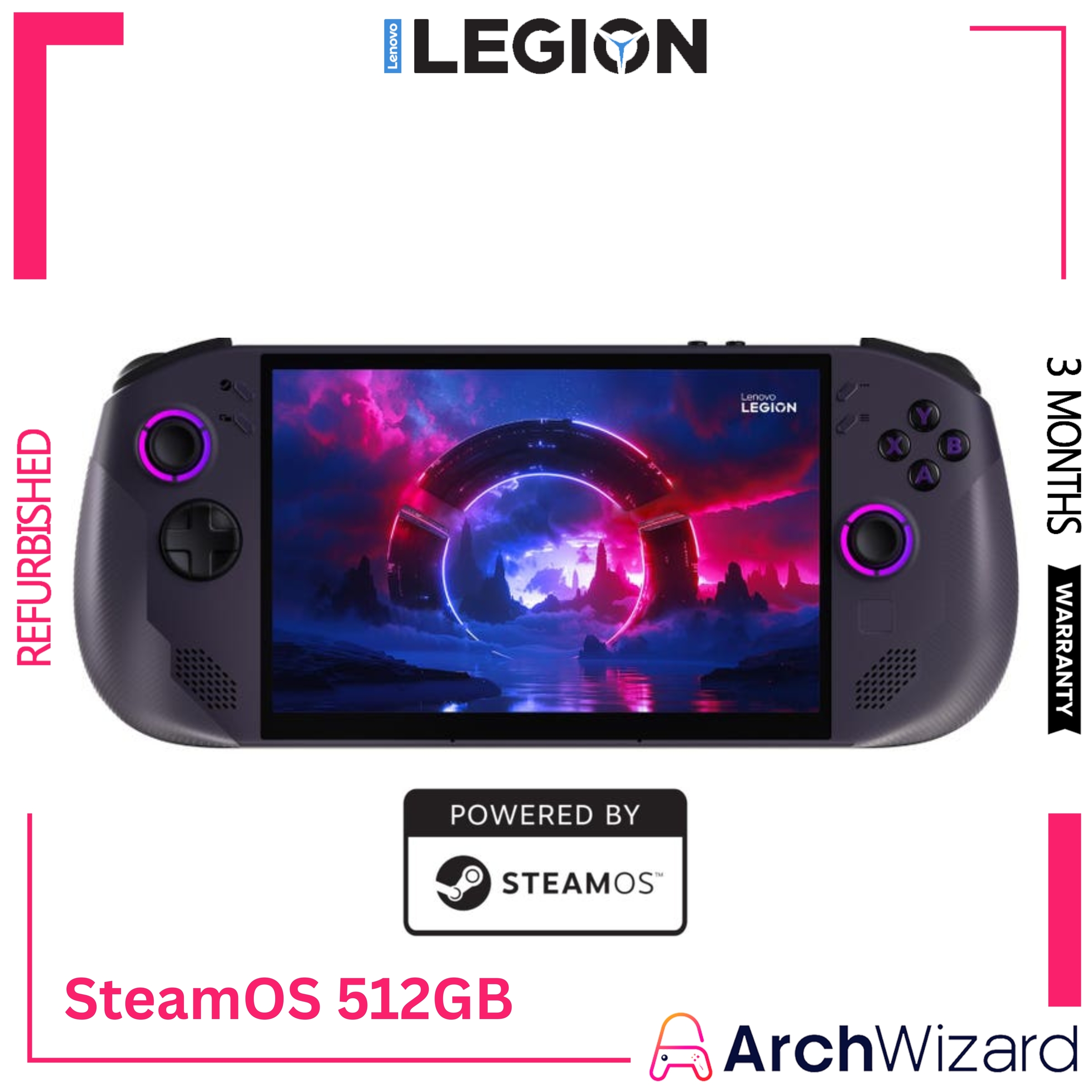 Lenovo Legion Go S - AMD Ryzen™ Z2 GO Portable Gaming Console (Refurbished, Window Handheld) (4)