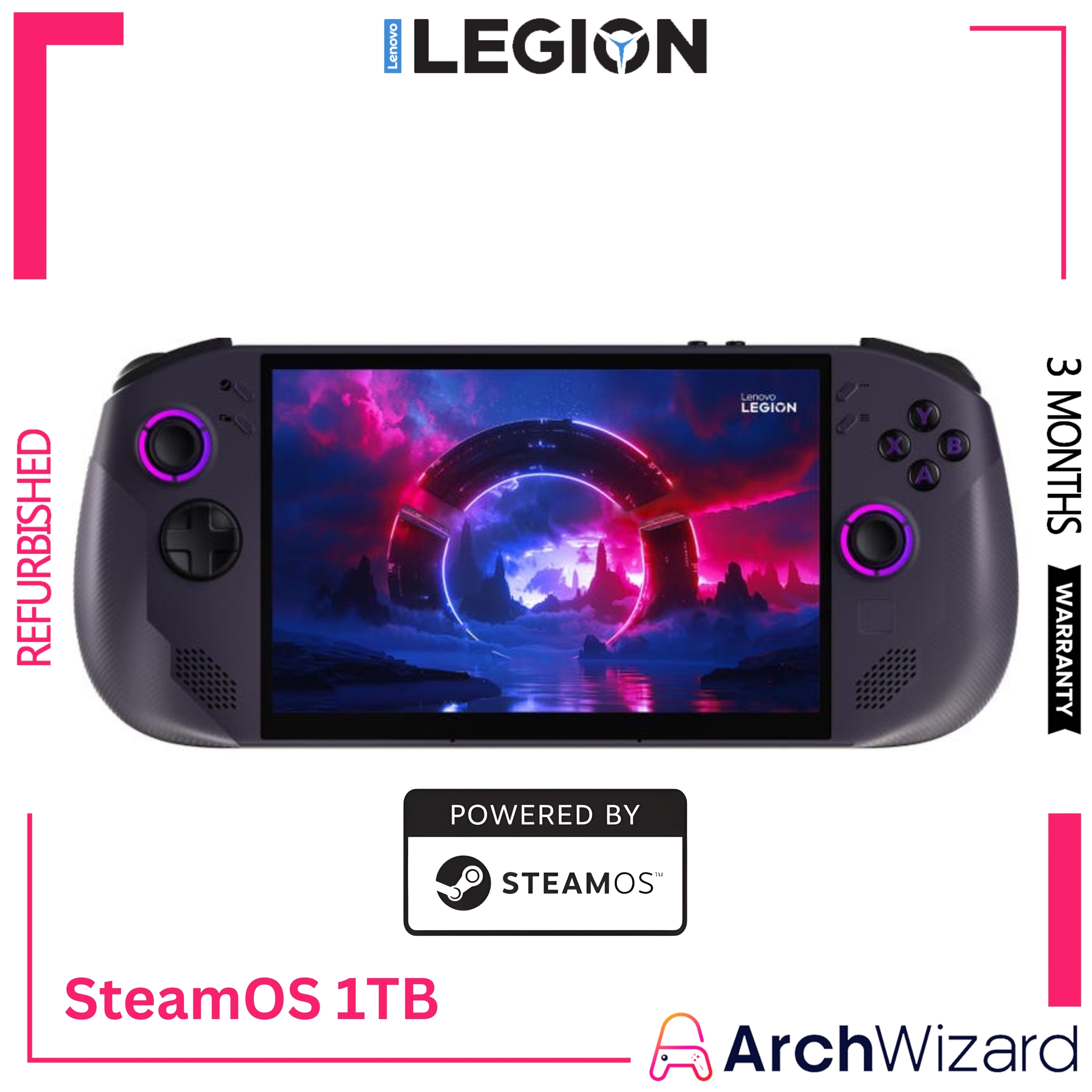 Lenovo Legion Go S - AMD Ryzen™ Z2 GO Portable Gaming Console (Refurbished, Window Handheld) (5)