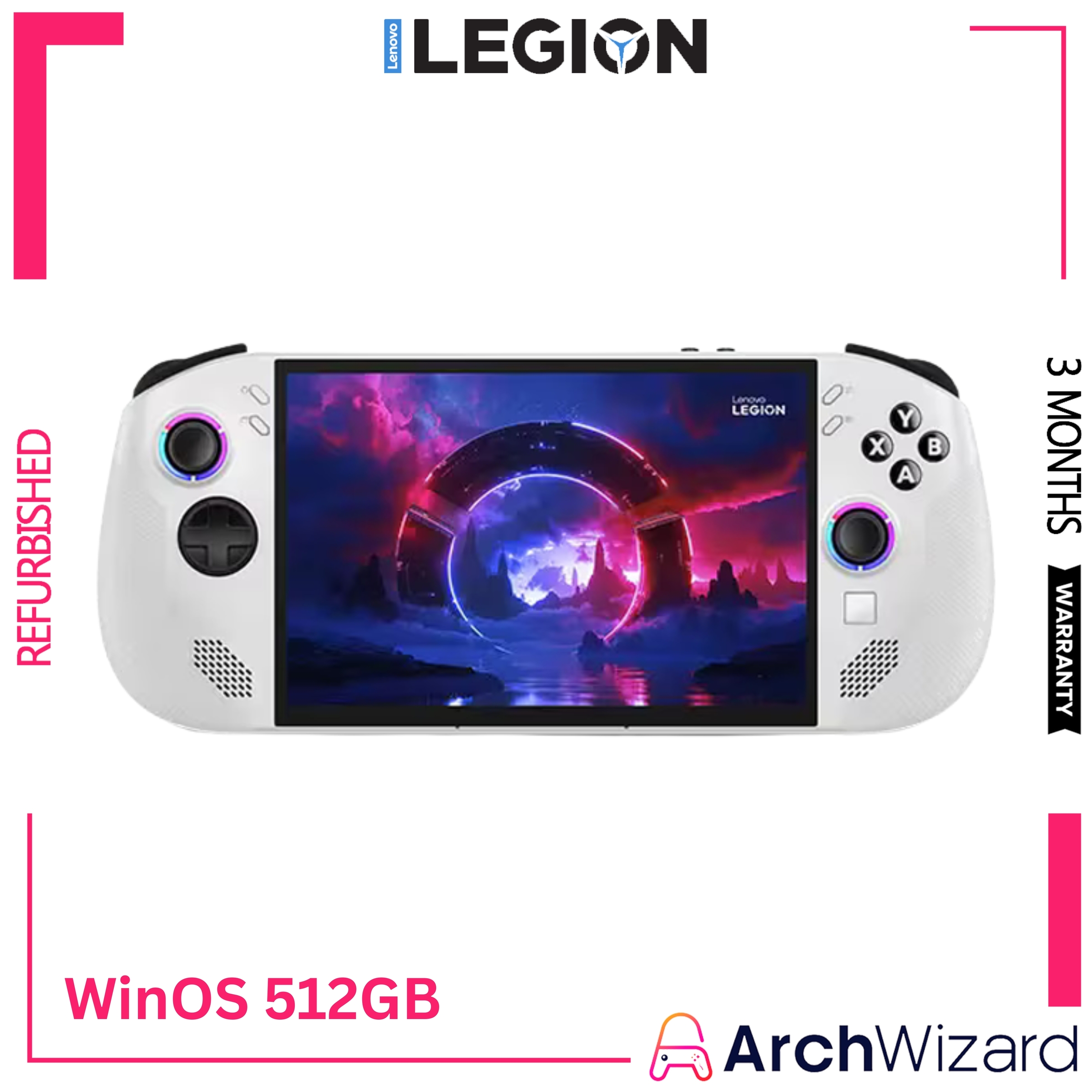 Lenovo Legion Go S - AMD Ryzen™ Z2 GO Portable Gaming Console (Refurbished, Window Handheld) (2)