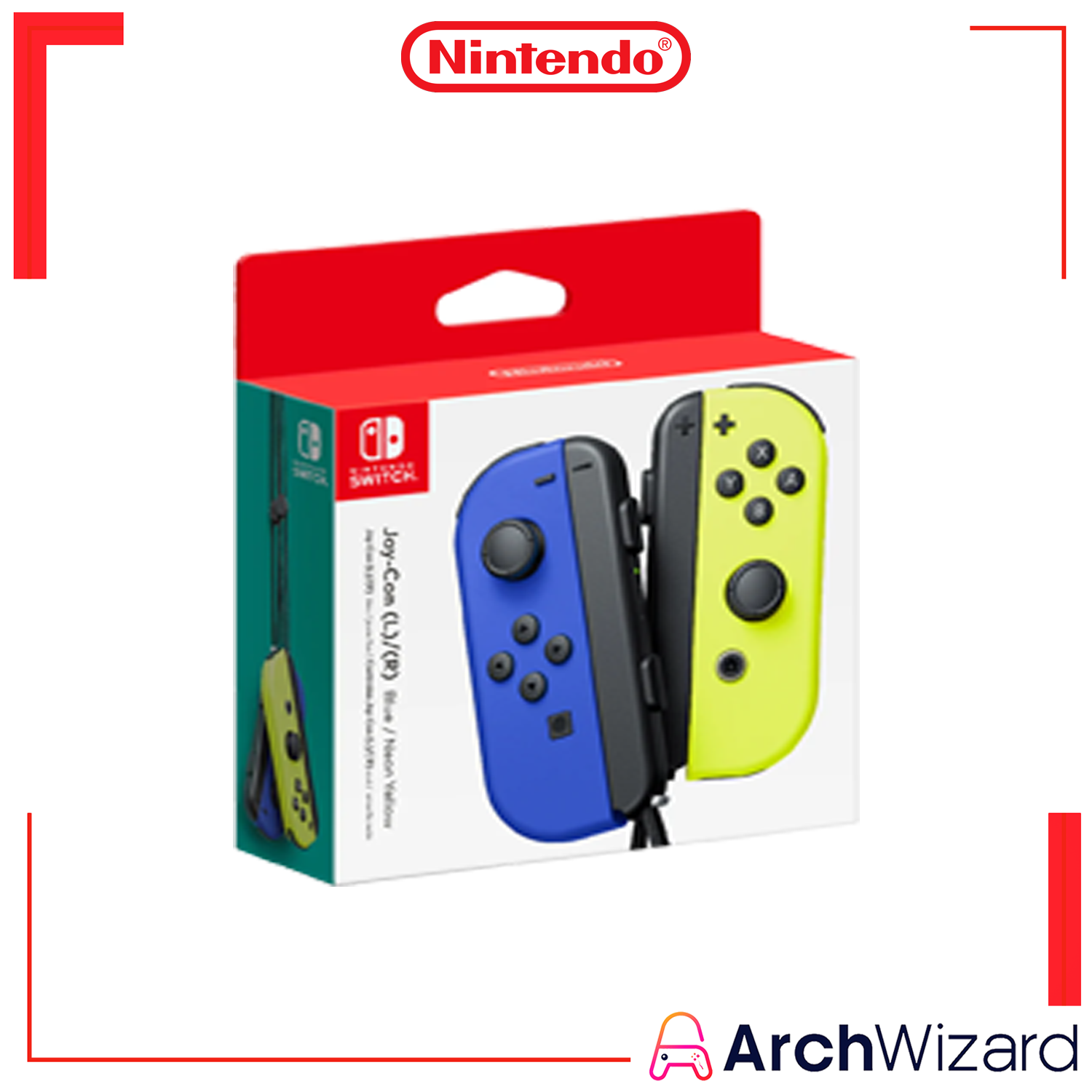 Nintendo Switch Joy Con Blue Yellow