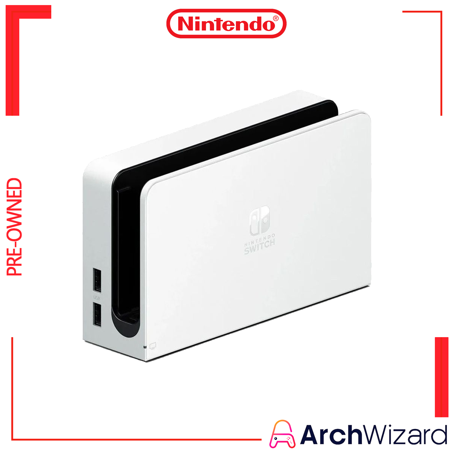 Nintendo Switch Dock OLED White REfurb