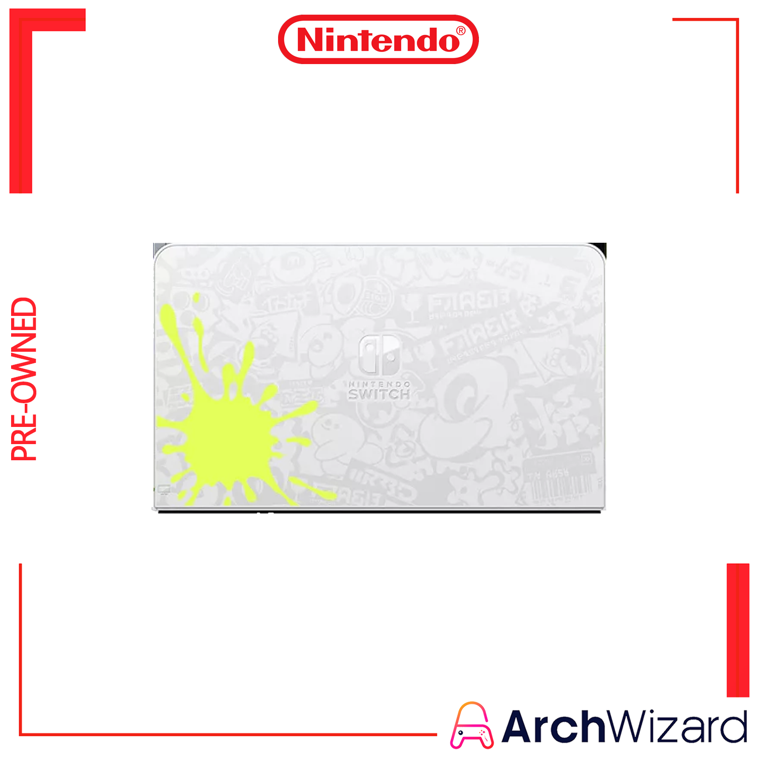 Nintendo Switch Dock OLED Splatoon Refurb