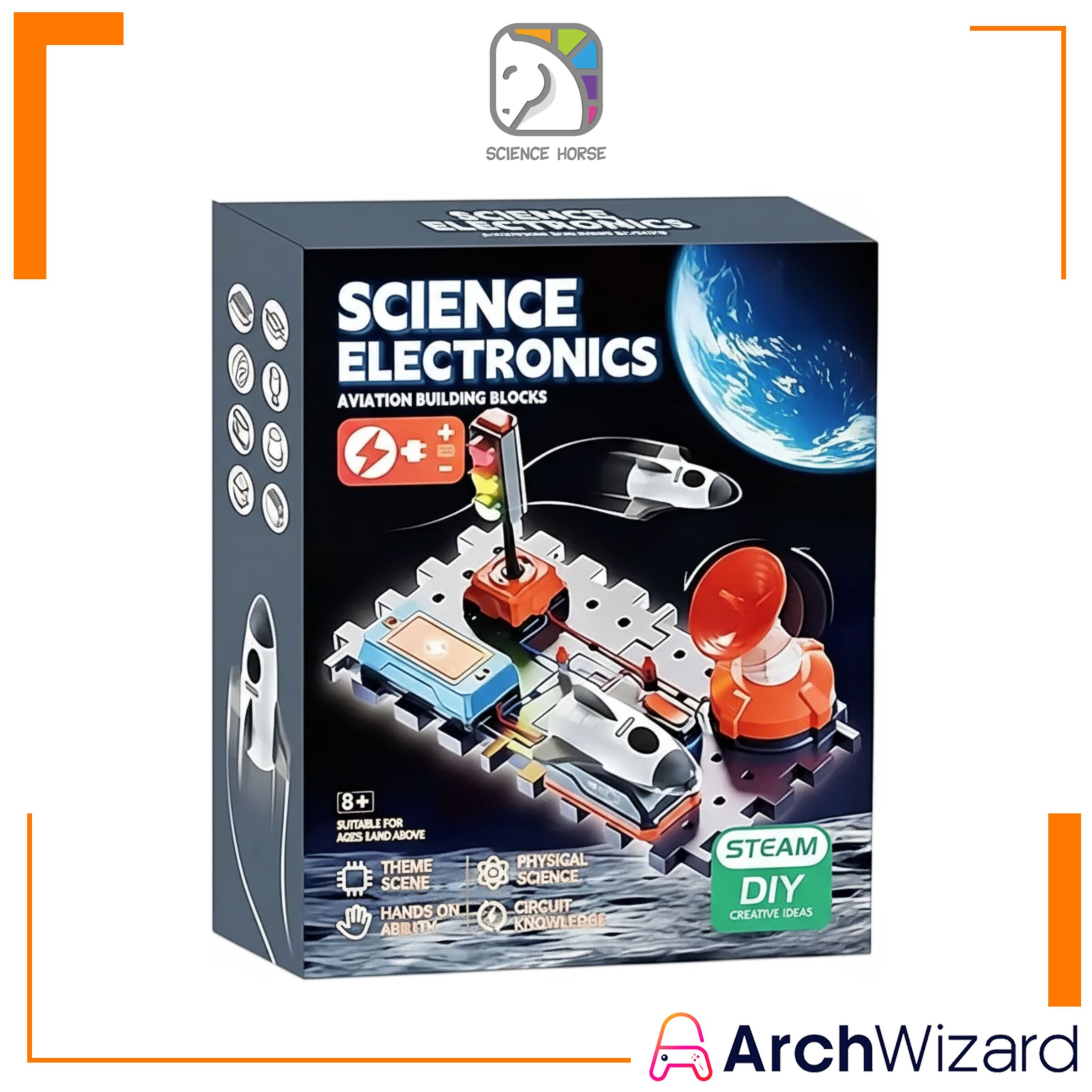 Science Horse Building Blocks Space Station Circuit Tester - Educational Toy (Toys & Board Games) Q (1)