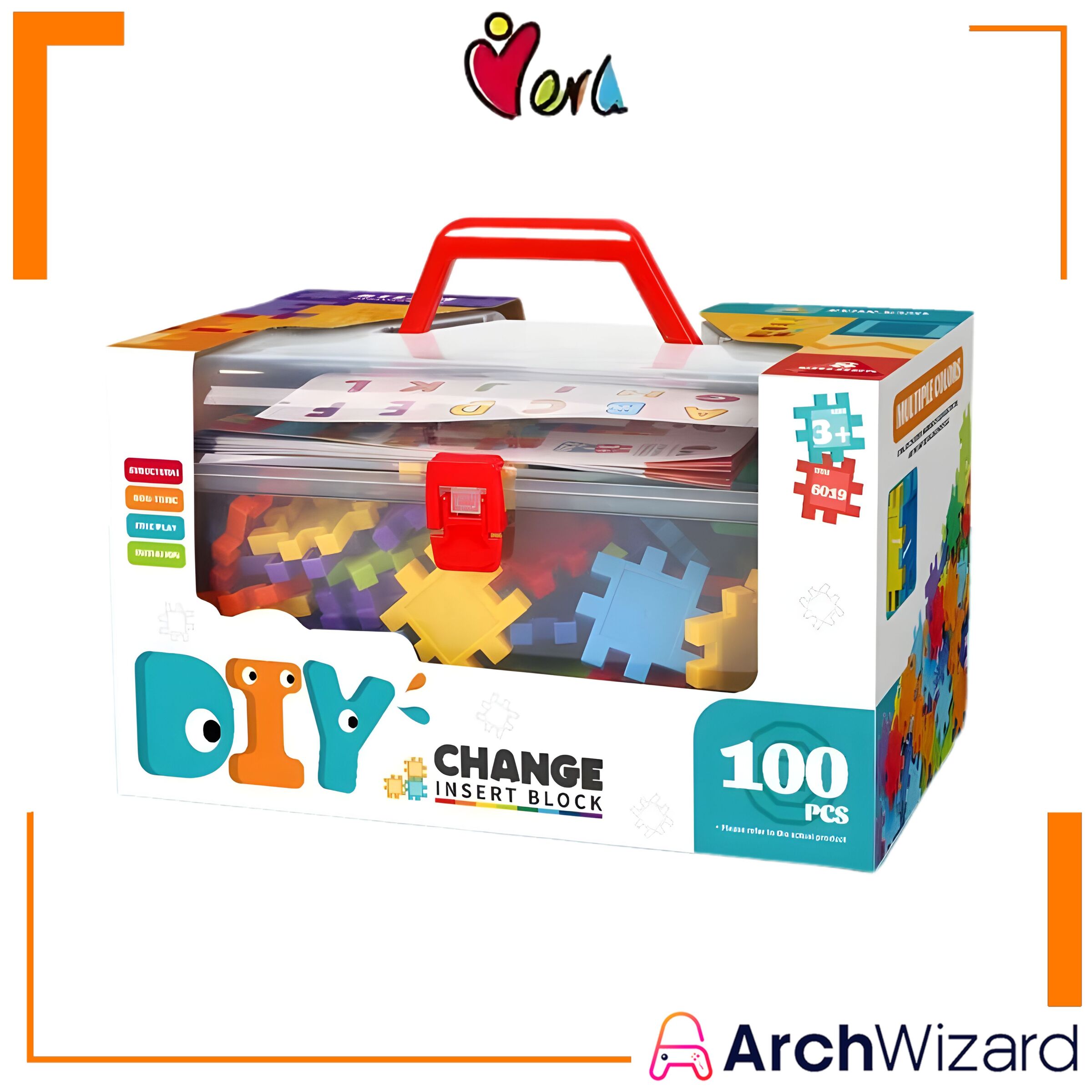 Vera DIY Building Blocks 100 Pcs - Educational Toy (Toys & Board Games) QH191700 (1)