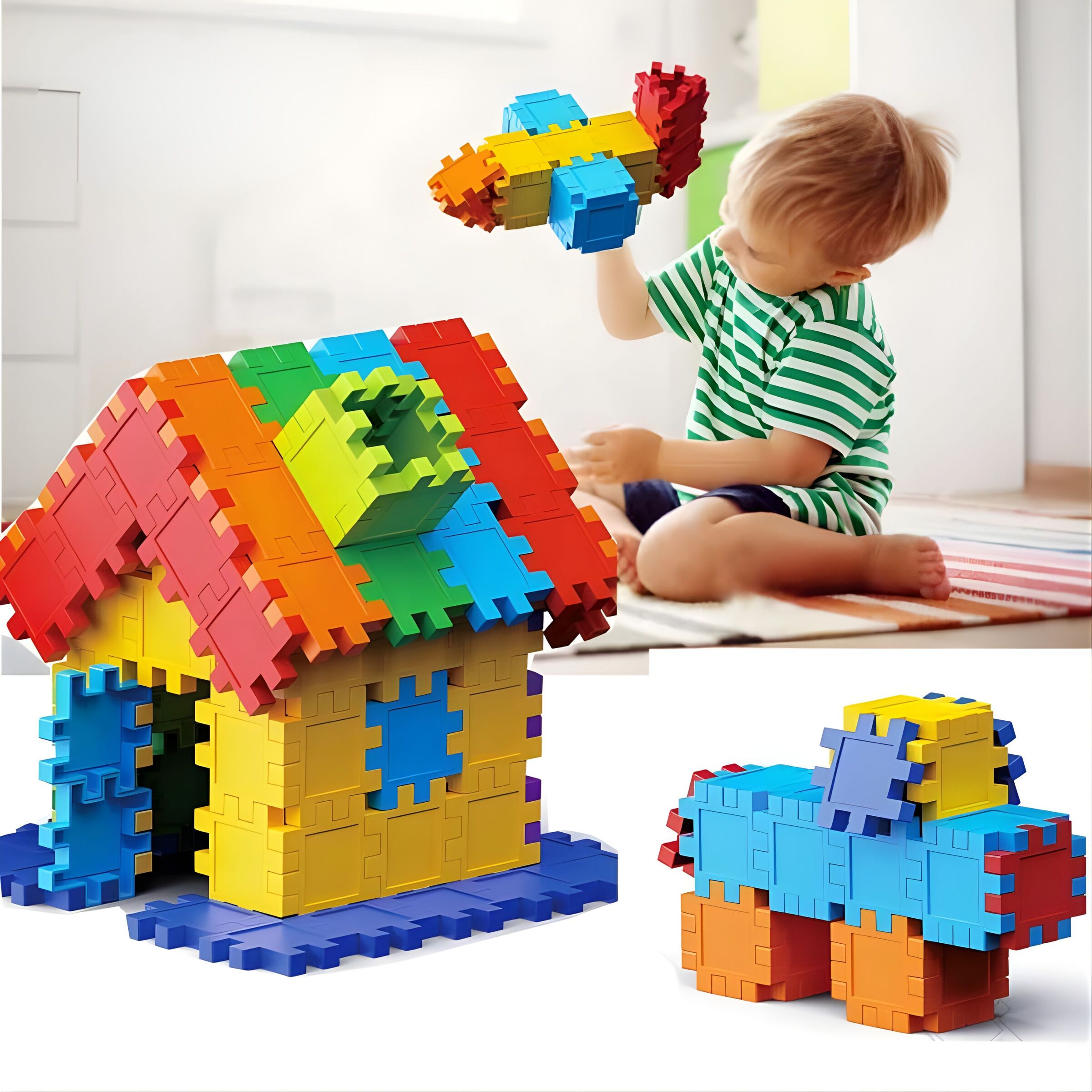 Vera DIY Building Blocks 100 Pcs - Educational Toy (Toys & Board Games) QH191700 (3)