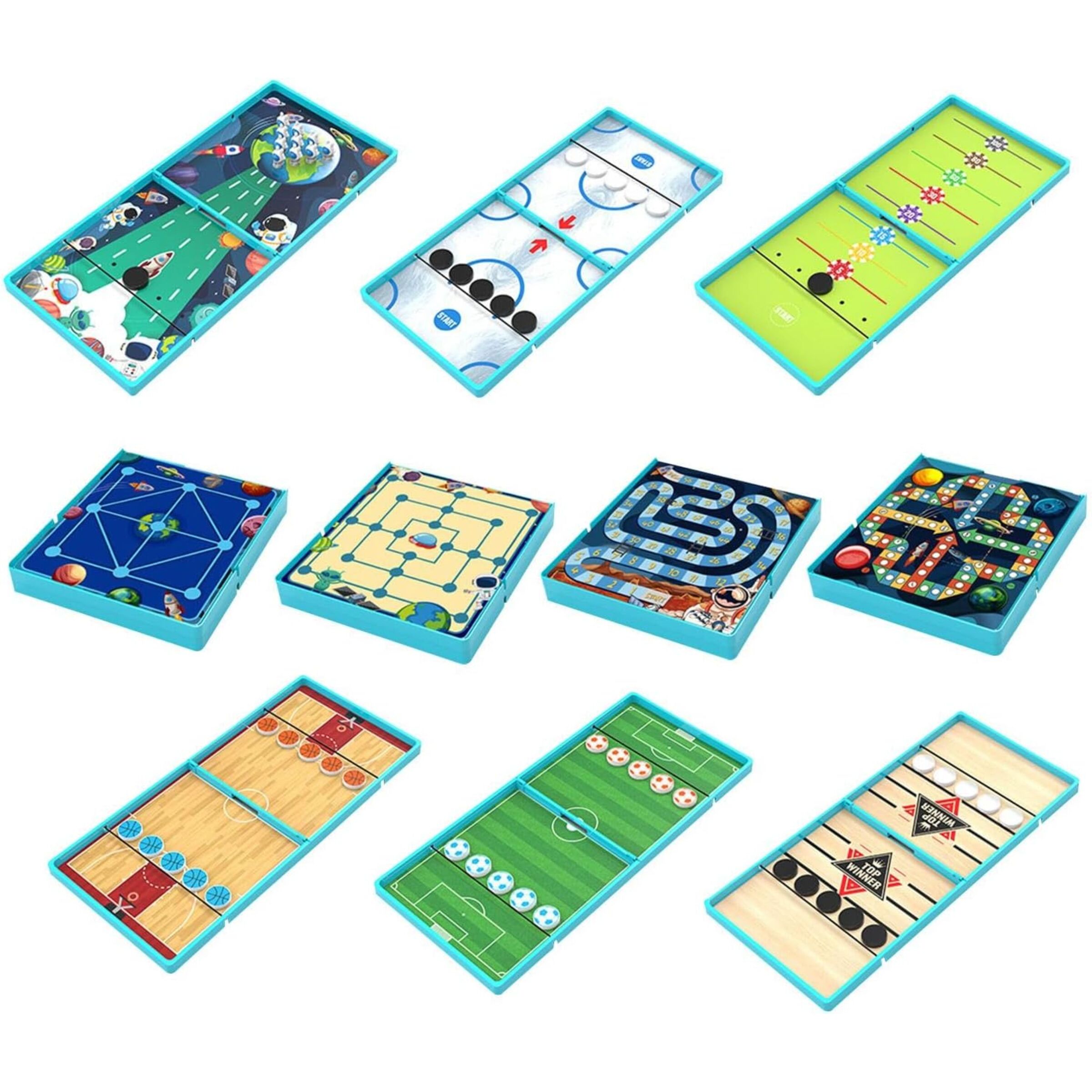 10 In 1 Board Game - 2 to 4 Players Educational Toy (Toys & Board Games) QH226806 (2)